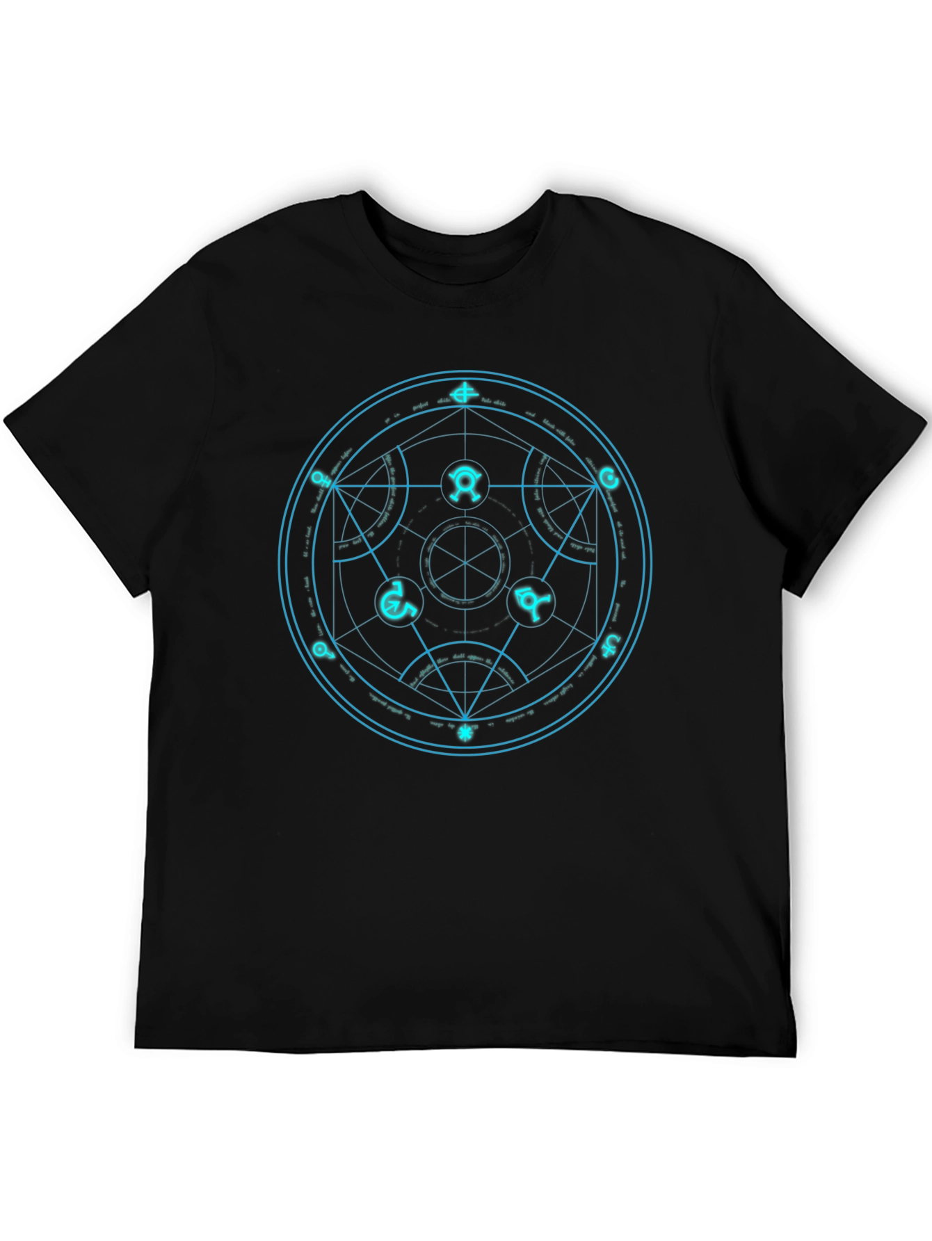 Mystic Circle Graphic Tee - Black