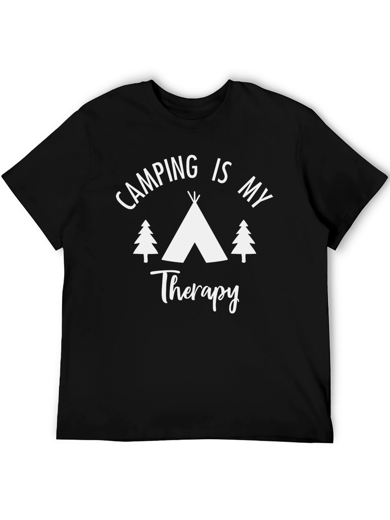 Camping is My Therapy Graphic T-Shirt