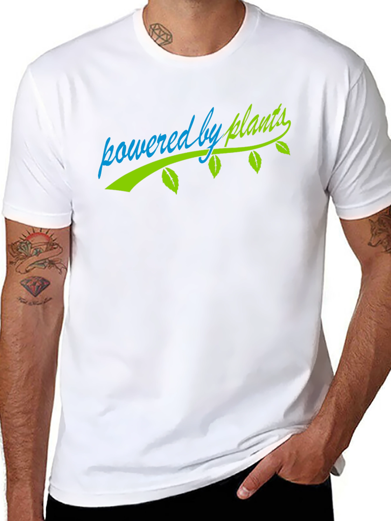 Powered by Plants Black T-Shirt