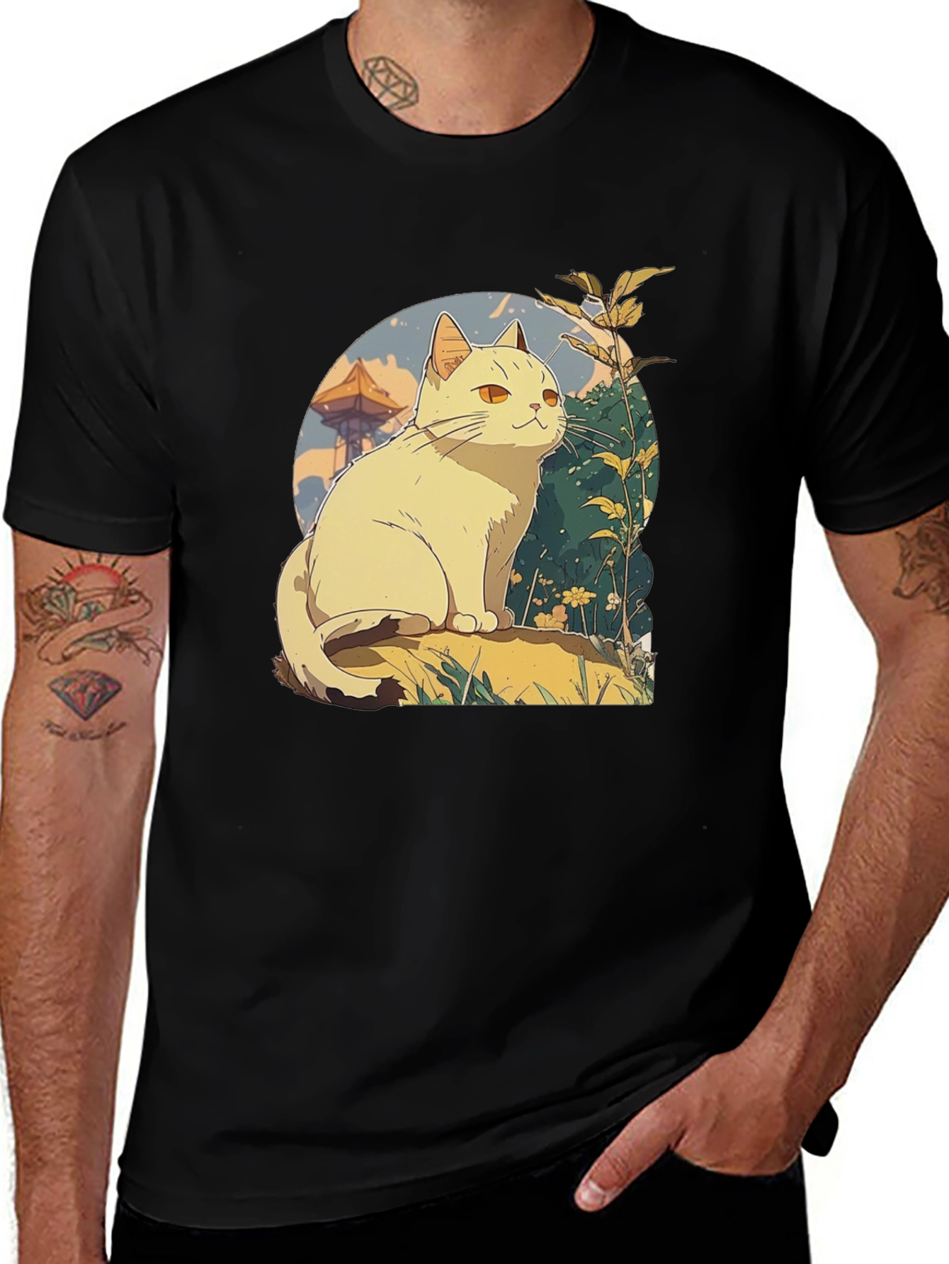 Cat Art T-Shirt