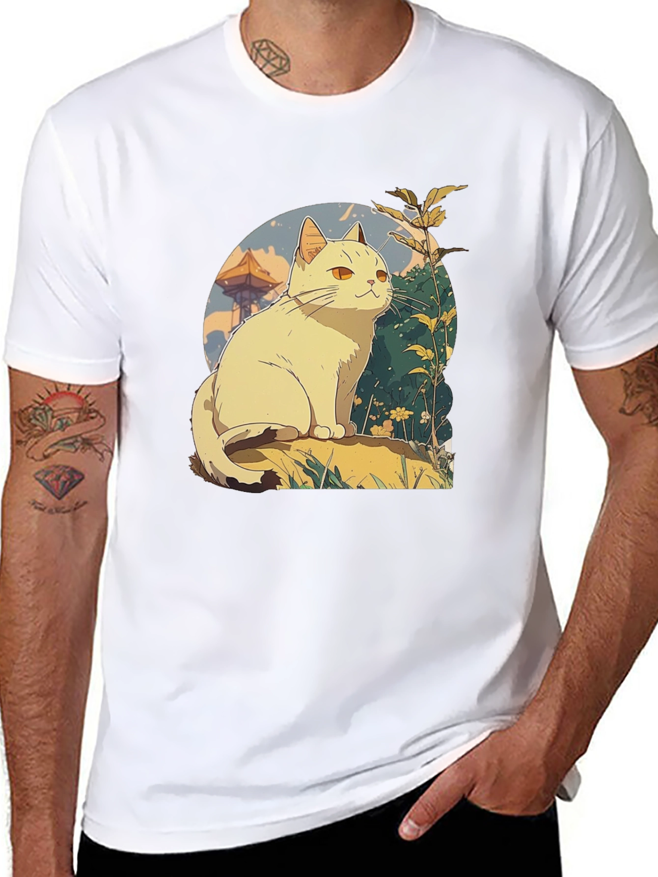 Cat Art T-Shirt