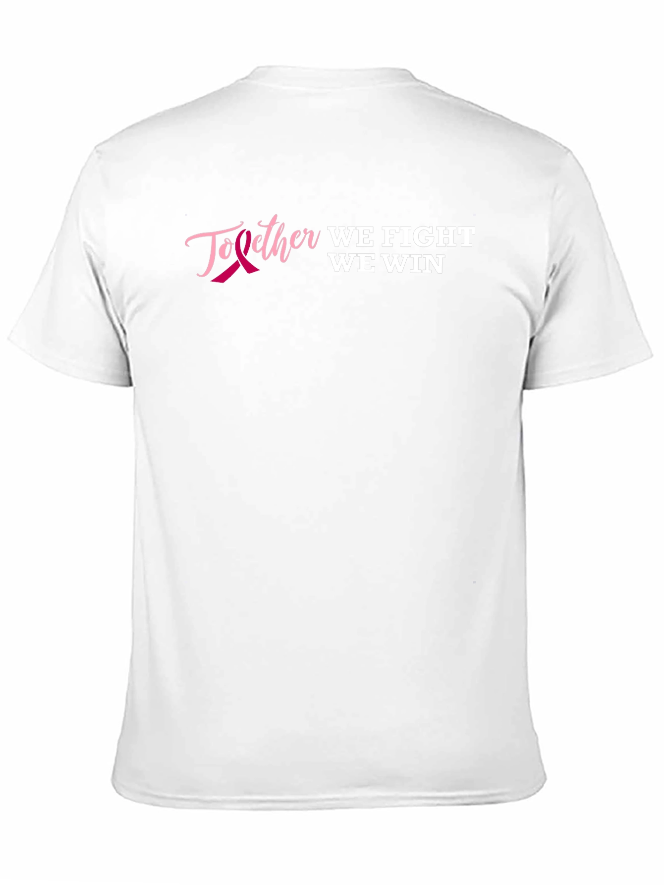 Together We Fight We Win Breast Cancer Awareness T-Shirt