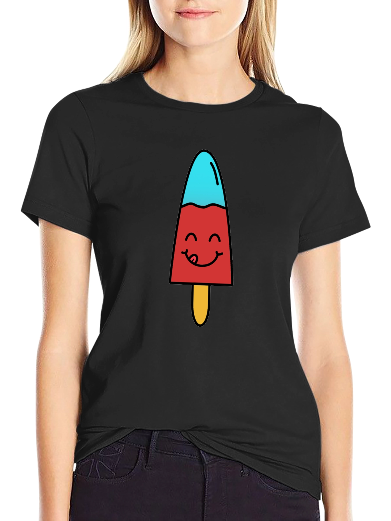 Fun Popsicle Graphic T-Shirt - Cool Treat Design