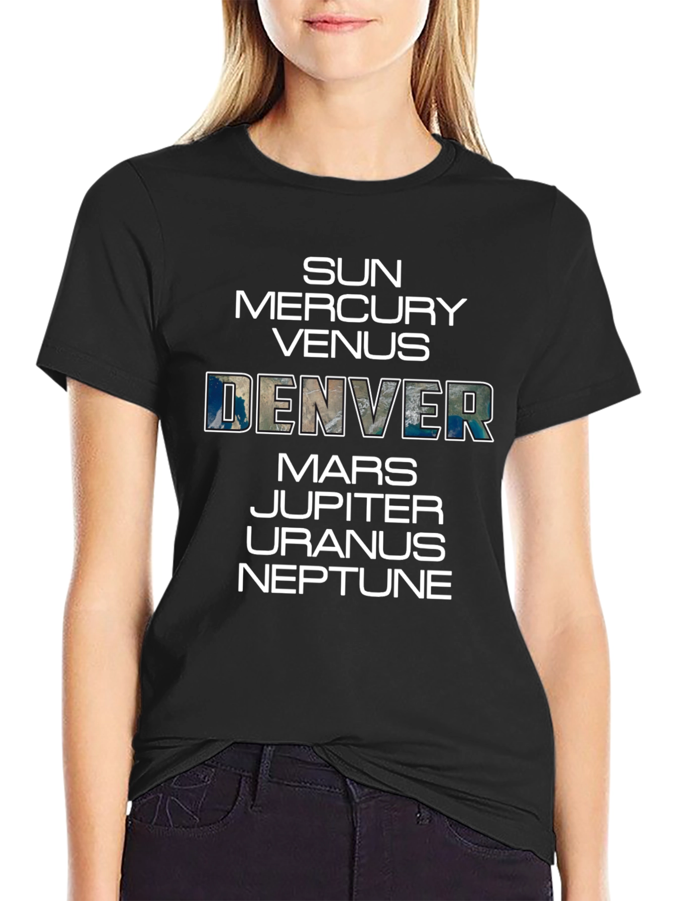 Denver Planets Graphic T-Shirt