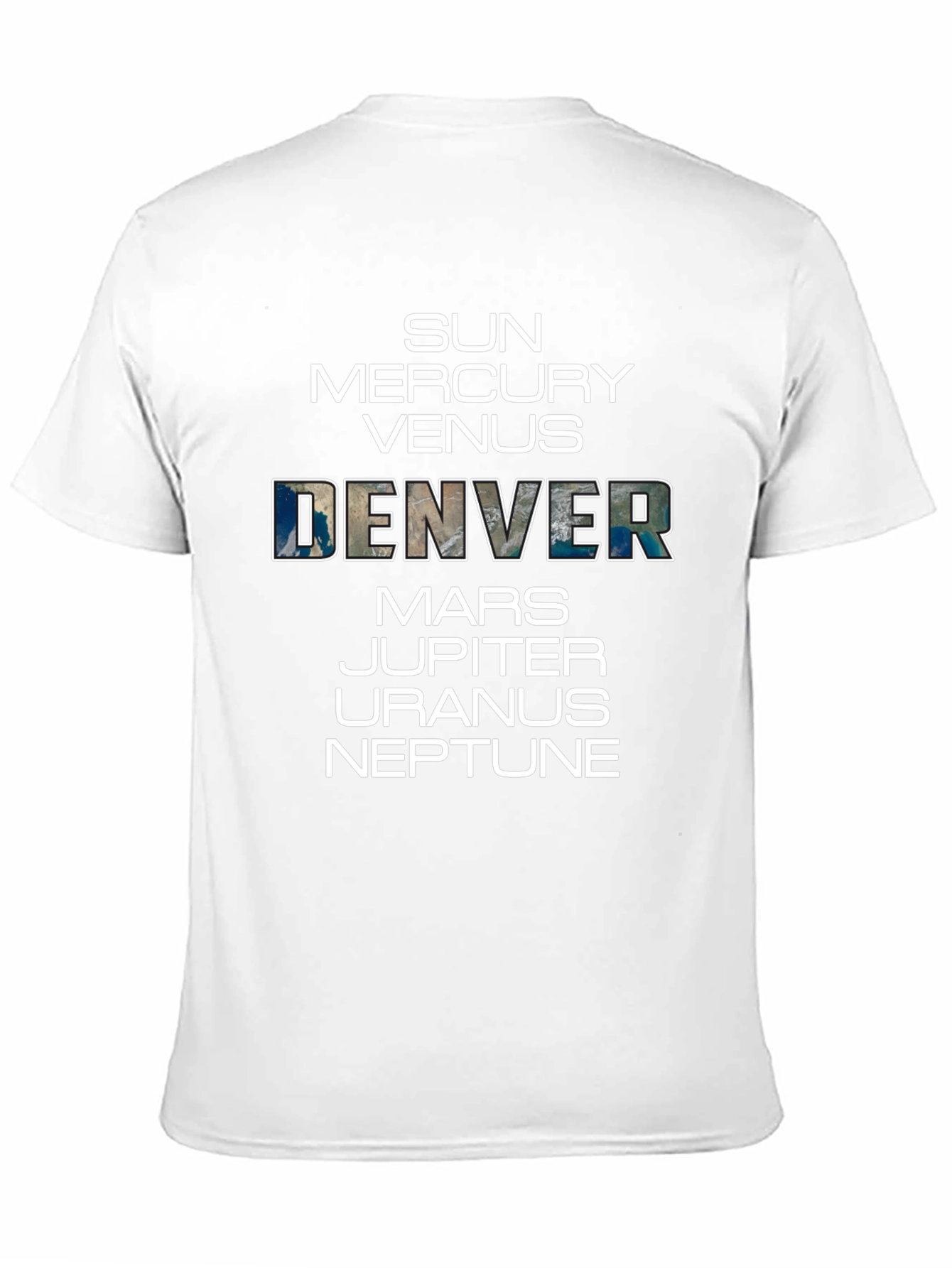 Denver Planets Graphic T-Shirt