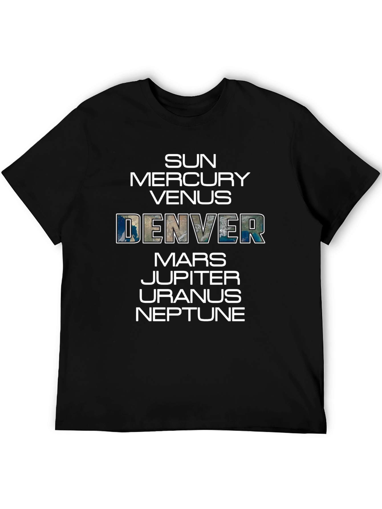 Denver Planets Graphic T-Shirt