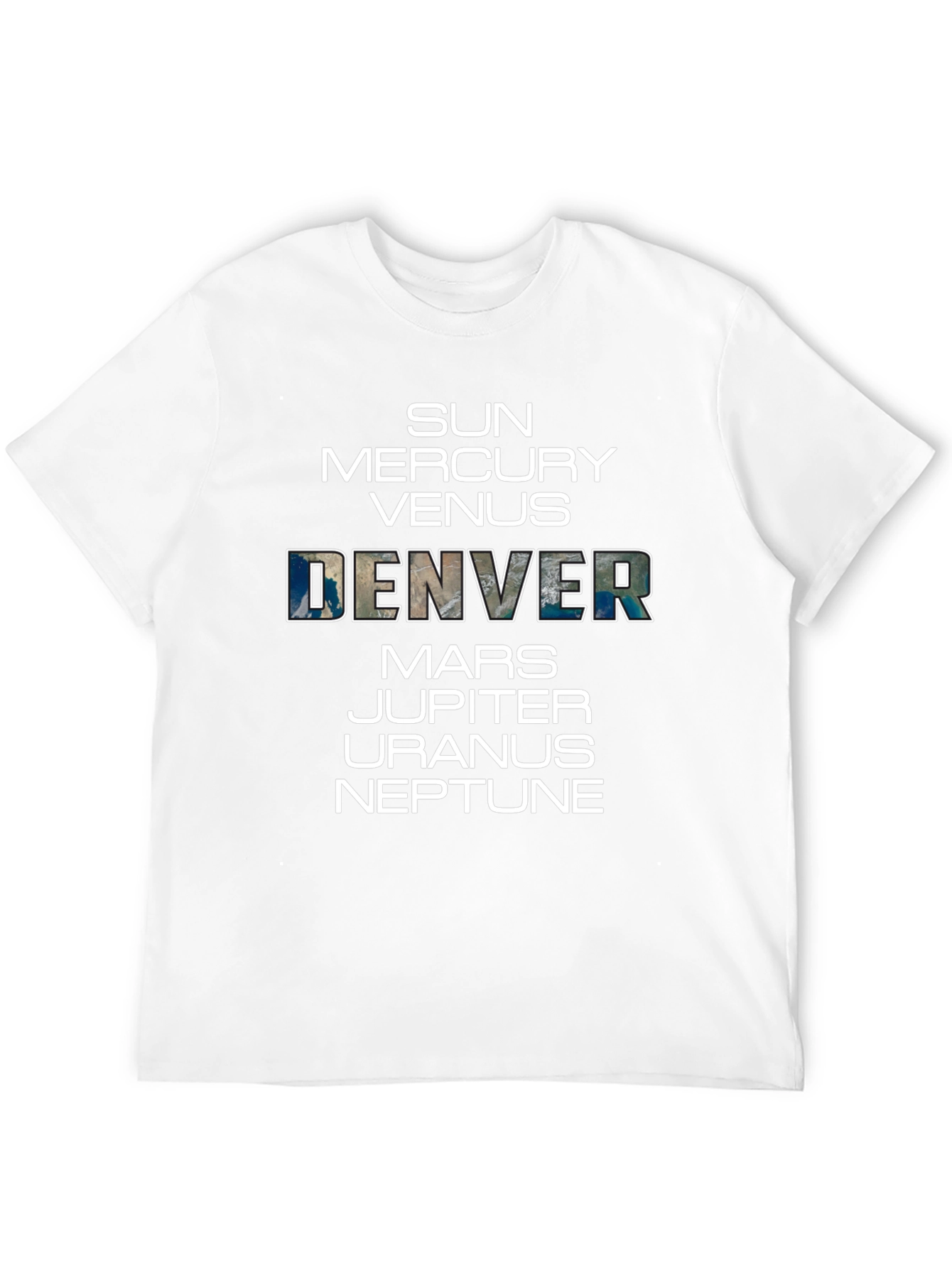 Denver Planets Graphic T-Shirt