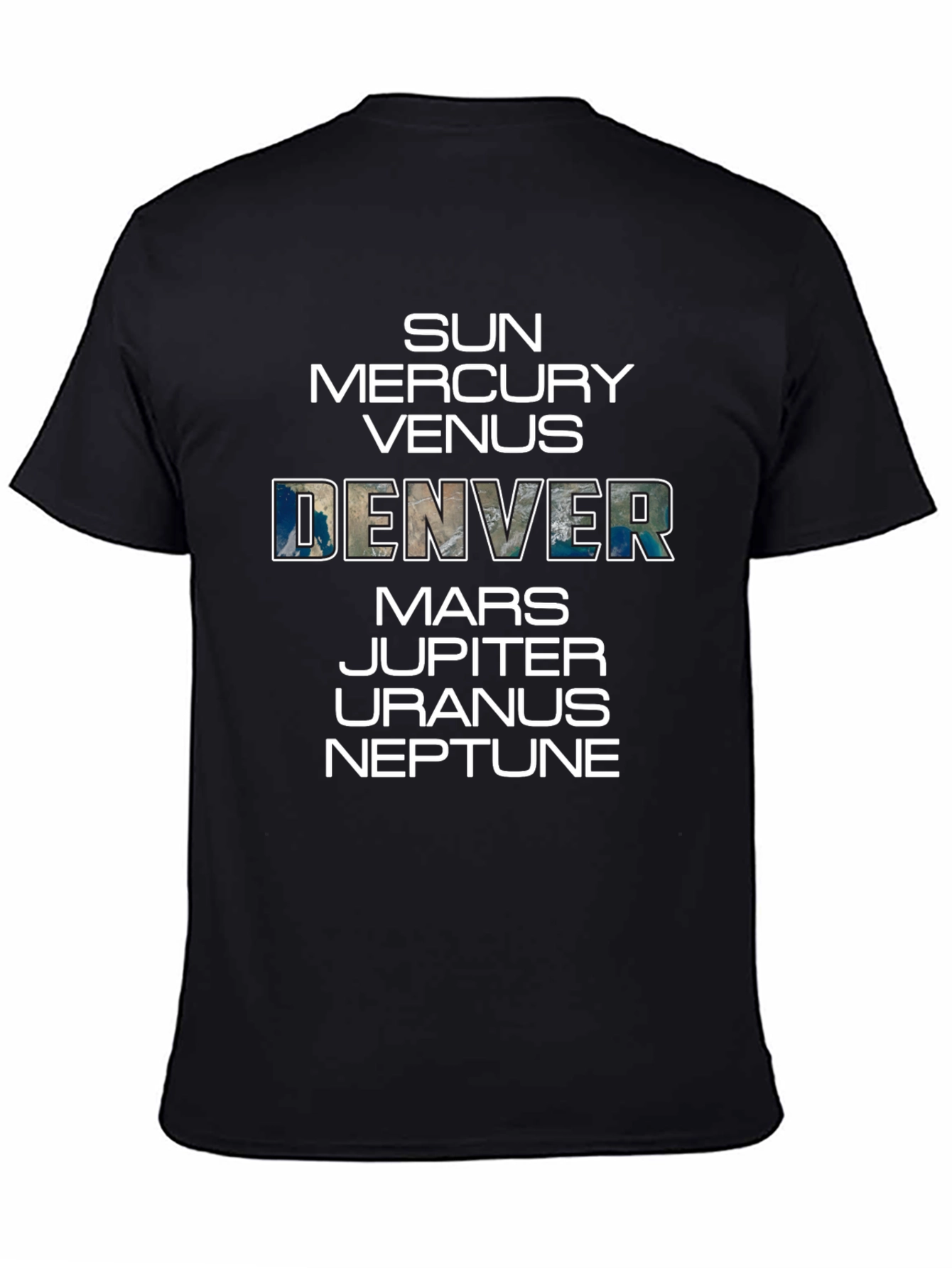 Denver Planets Graphic T-Shirt