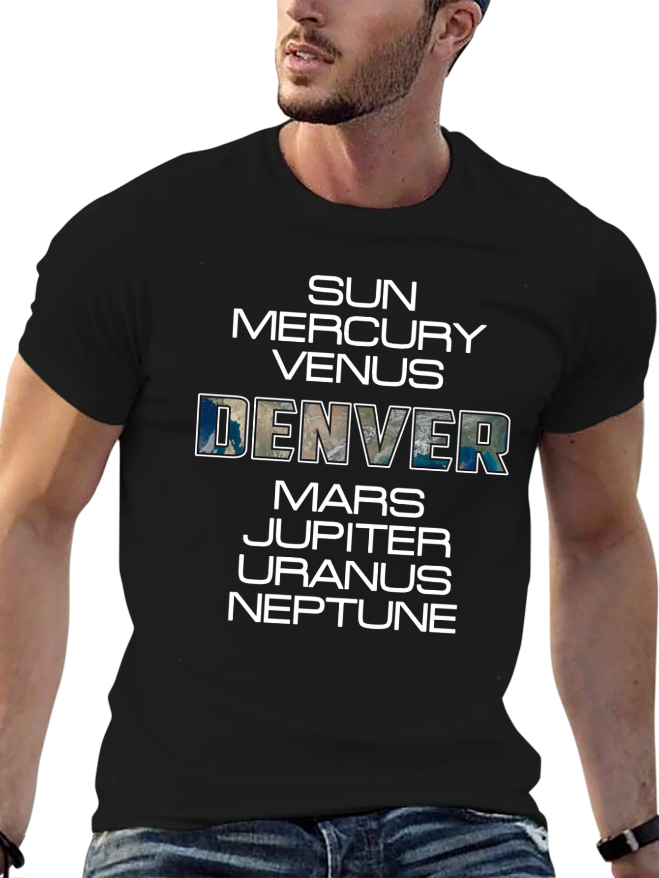 Denver Planets Graphic T-Shirt