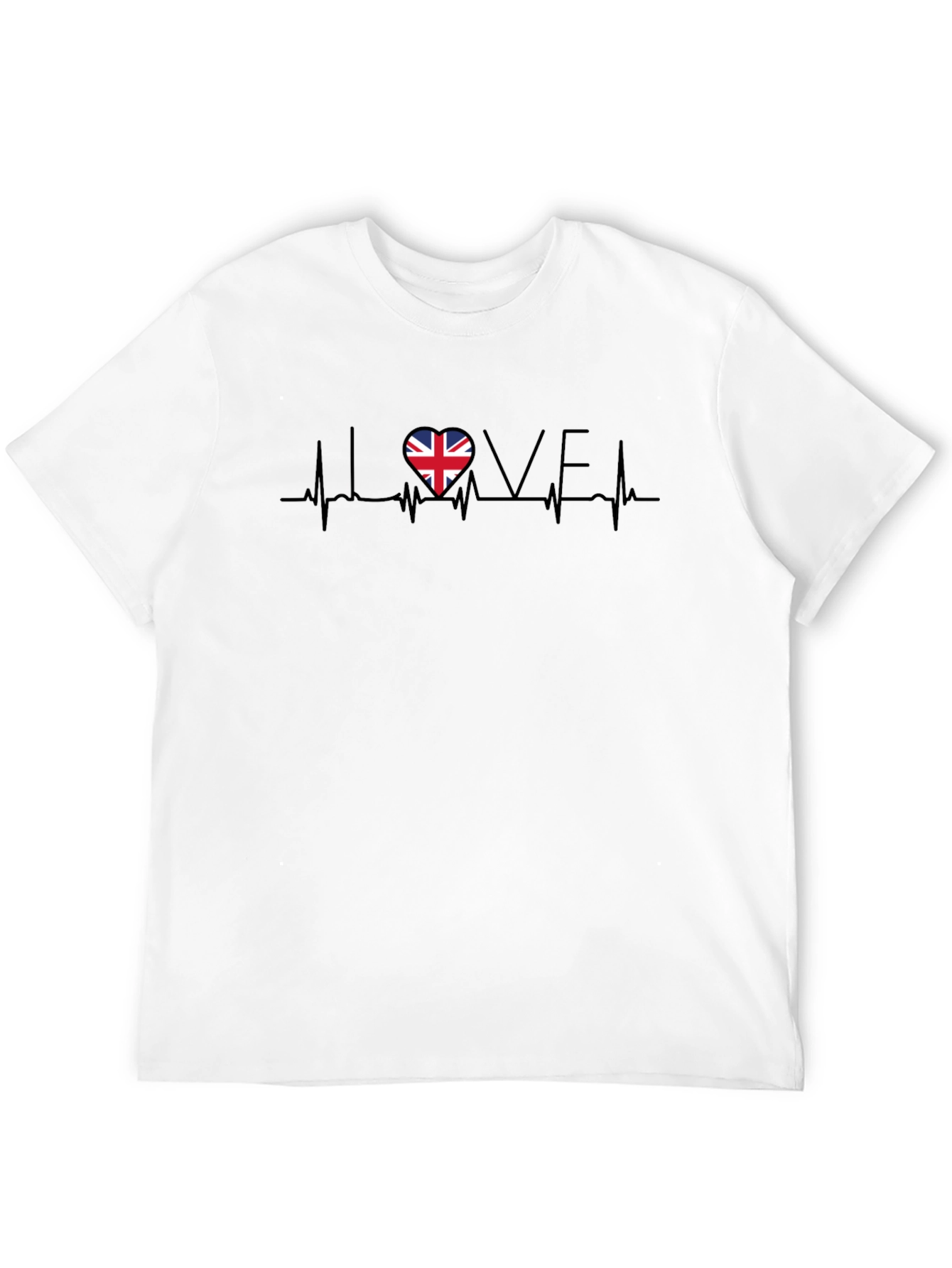 British Love Heartbeat T-Shirt