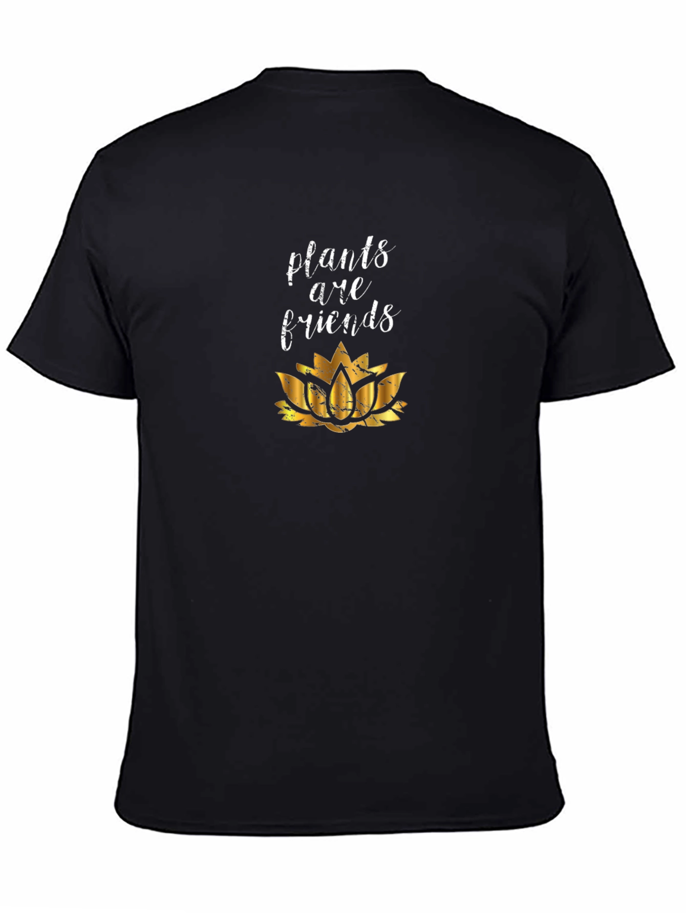 Plants Are Friends Black Graphic Tee