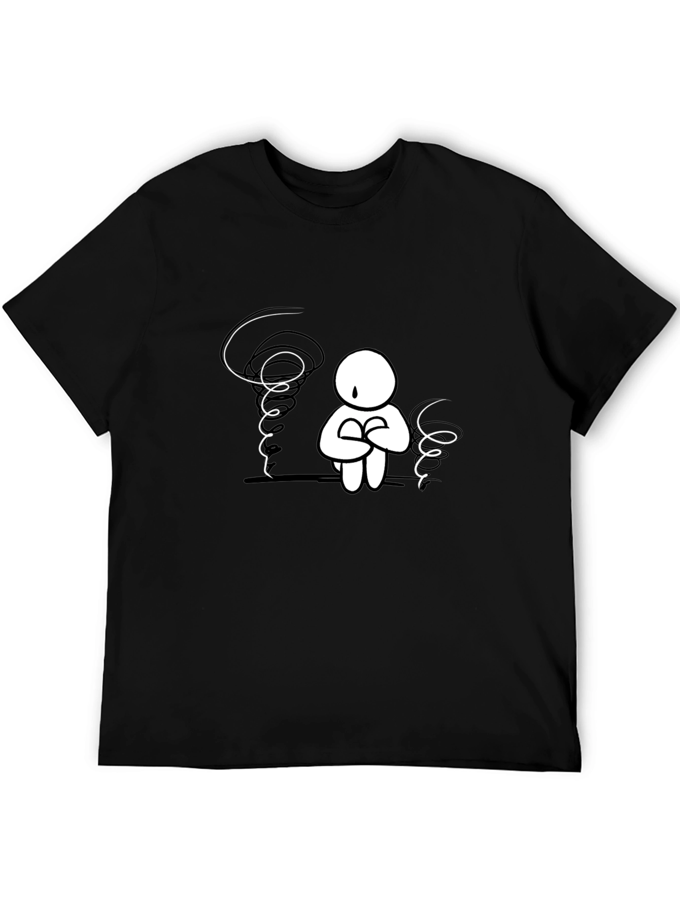 Anxiety Black T-Shirt