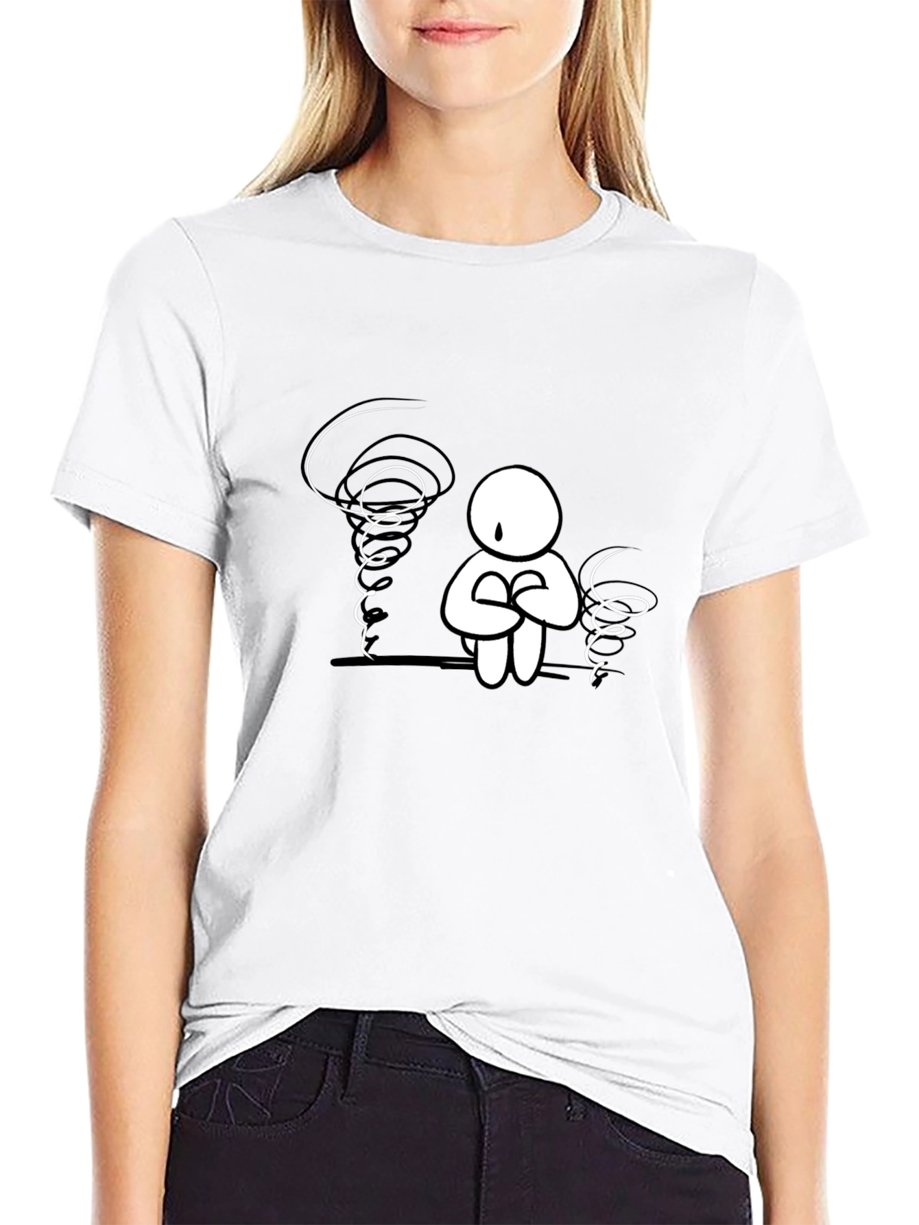 Anxiety Black T-Shirt