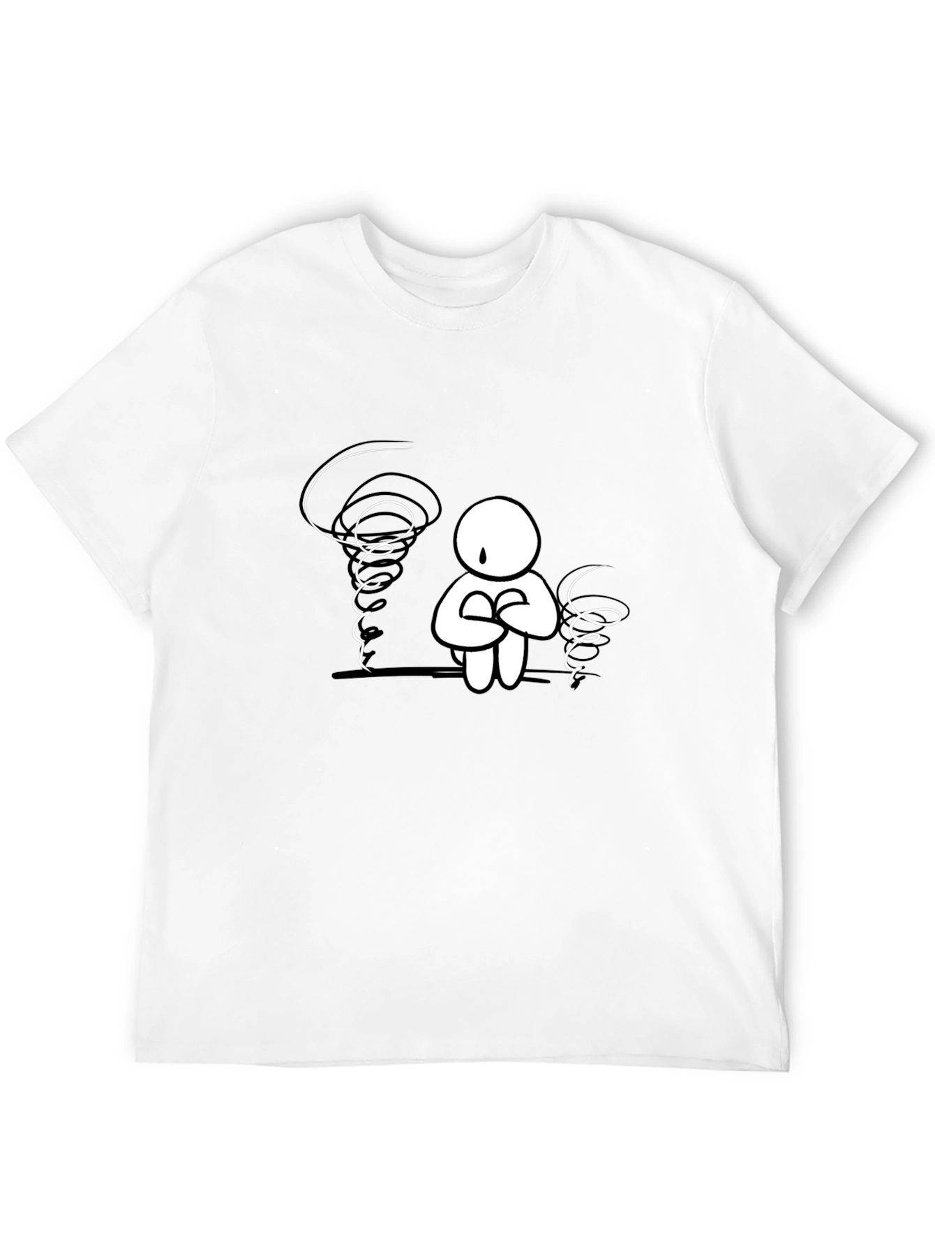Anxiety Black T-Shirt