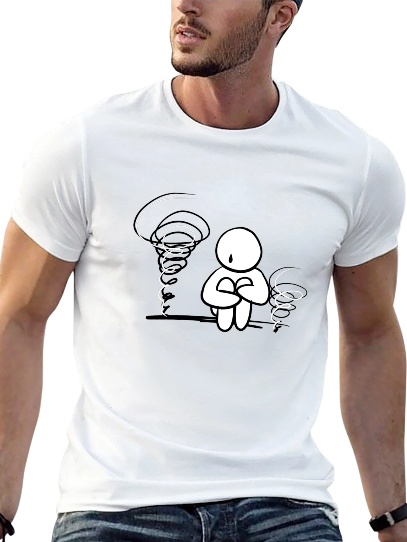 Anxiety Black T-Shirt