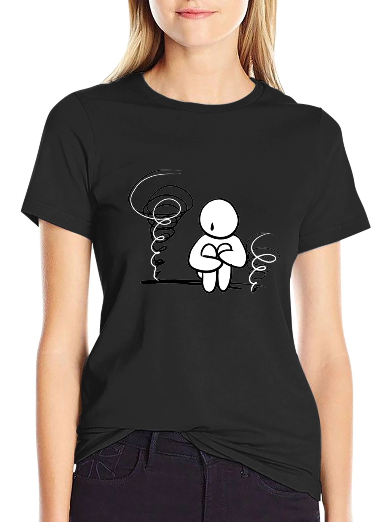 Anxiety Black T-Shirt