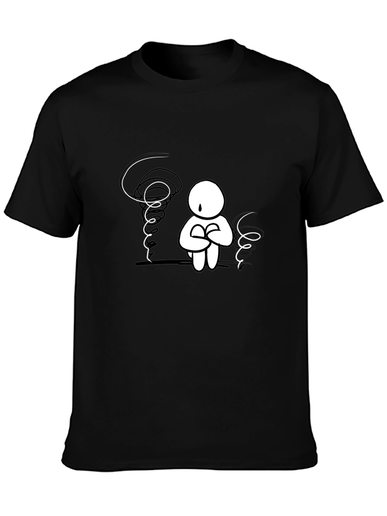 Anxiety Black T-Shirt