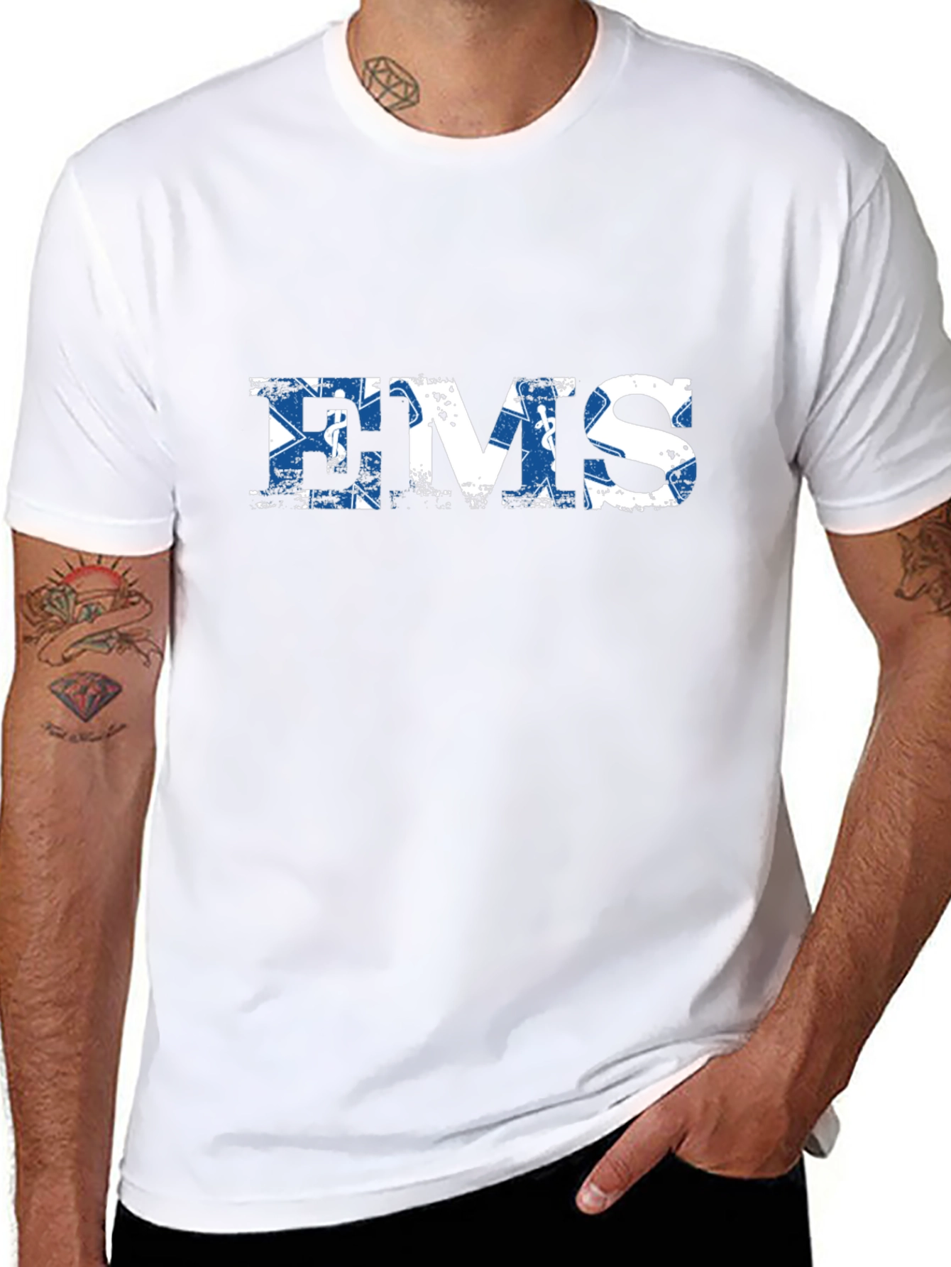 EMS Black Graphic T-Shirt