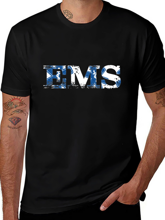 EMS Black Graphic T-Shirt