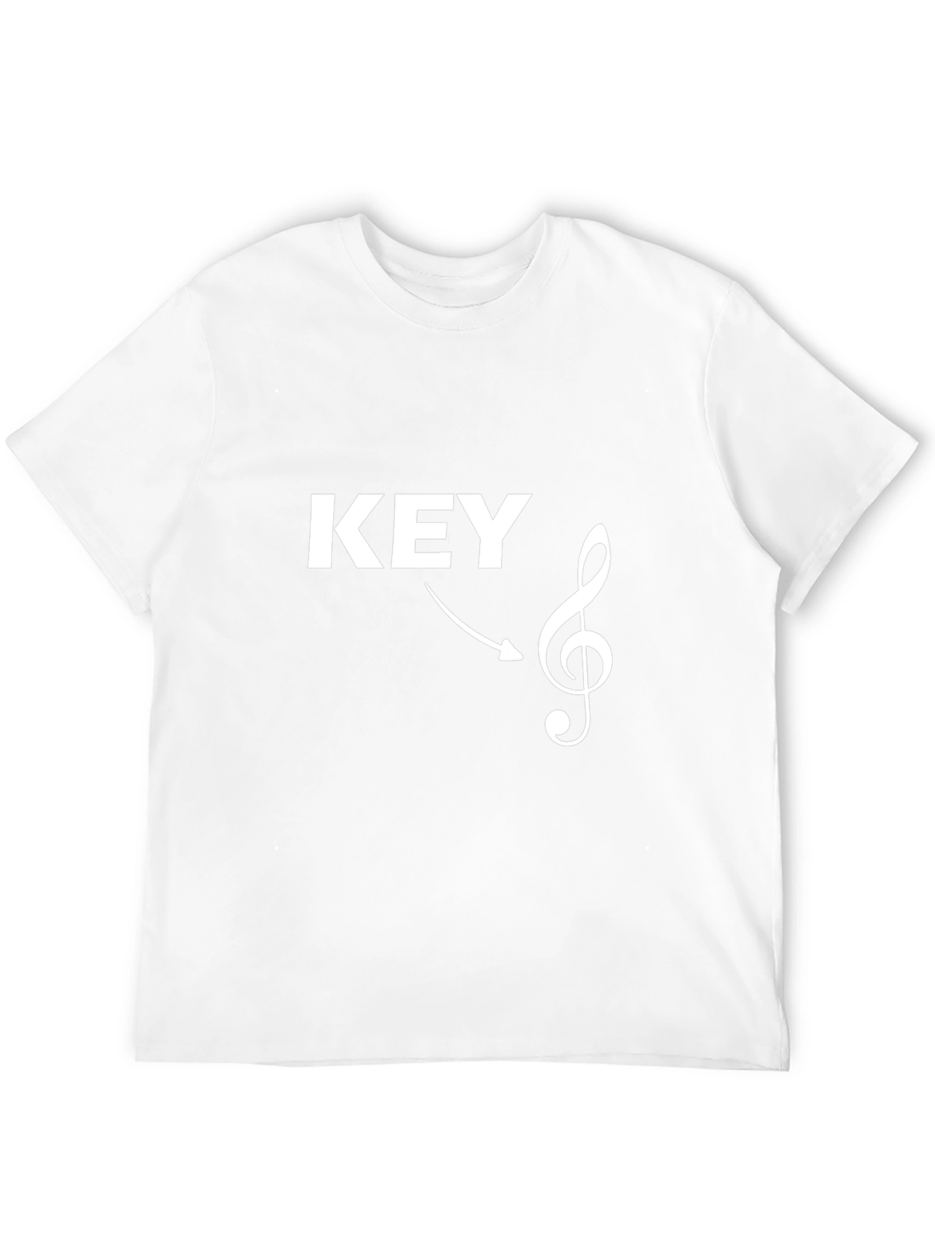 Key of G Music Lover T-Shirt - Black