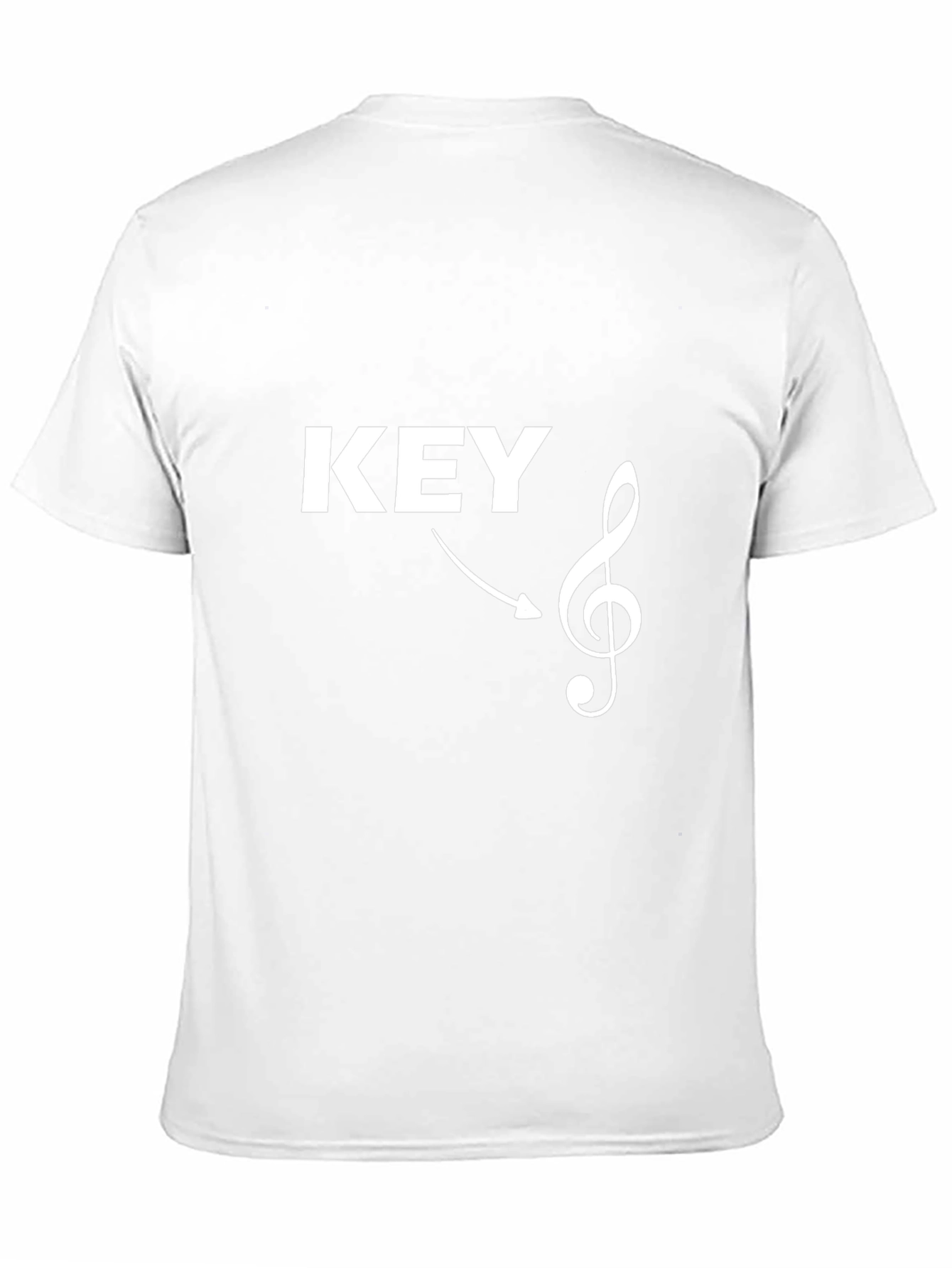 Key of G Music Lover T-Shirt - Black