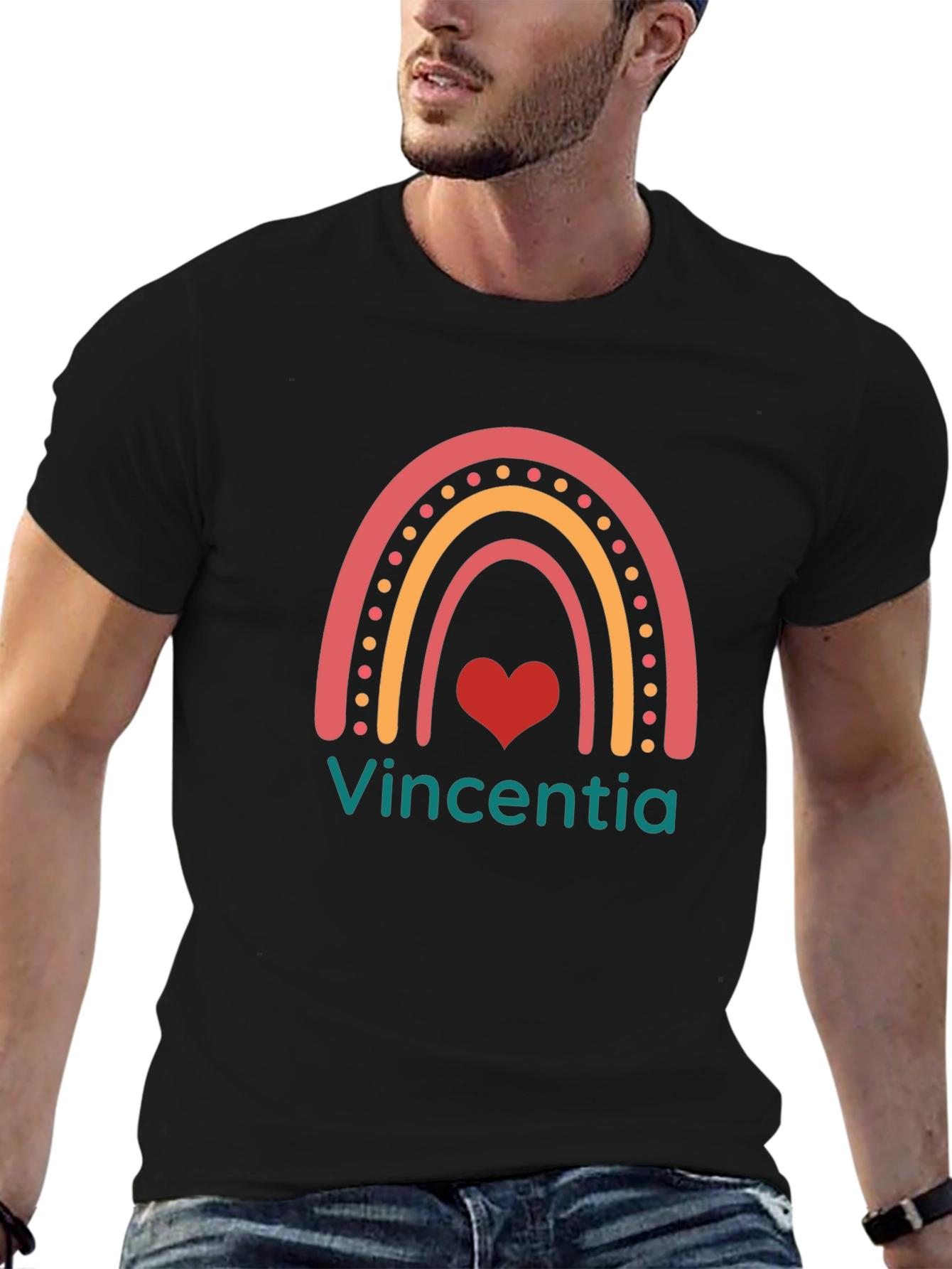 Rainbow Heart Tee - Vincentia