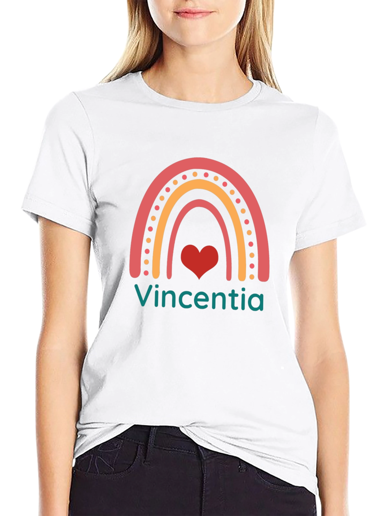 Rainbow Heart Tee - Vincentia