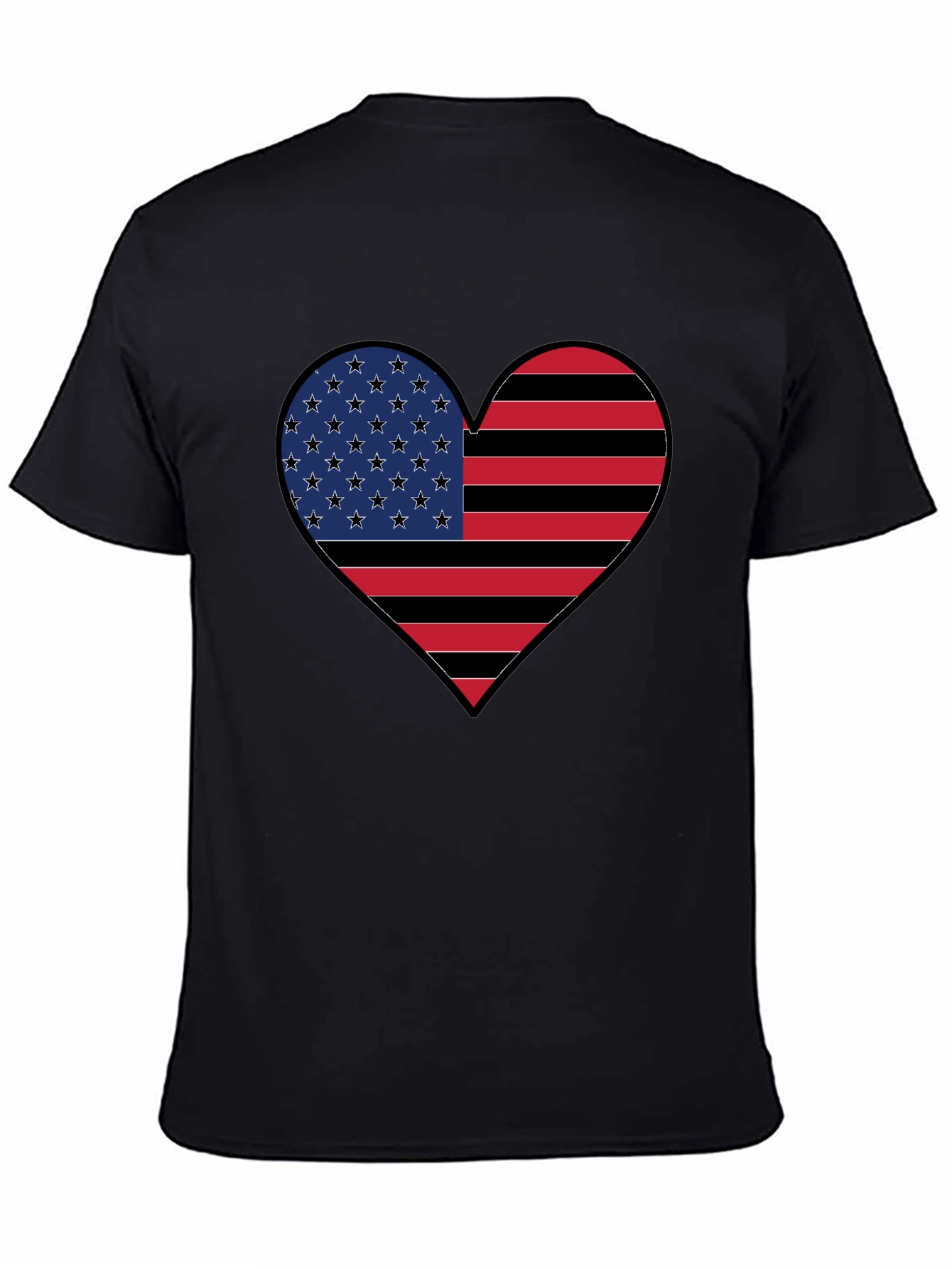 American Flag Heart T-Shirt