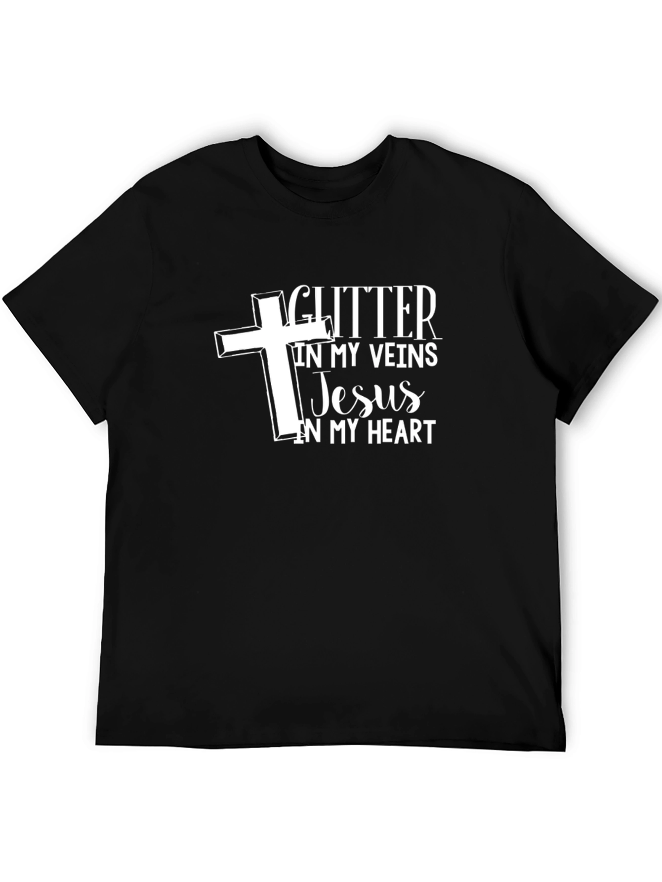Glitter in My Veins Christian T-Shirt