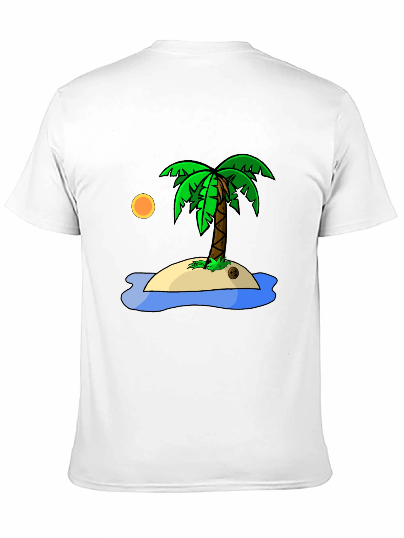 Tropical Island Graphic T-Shirt