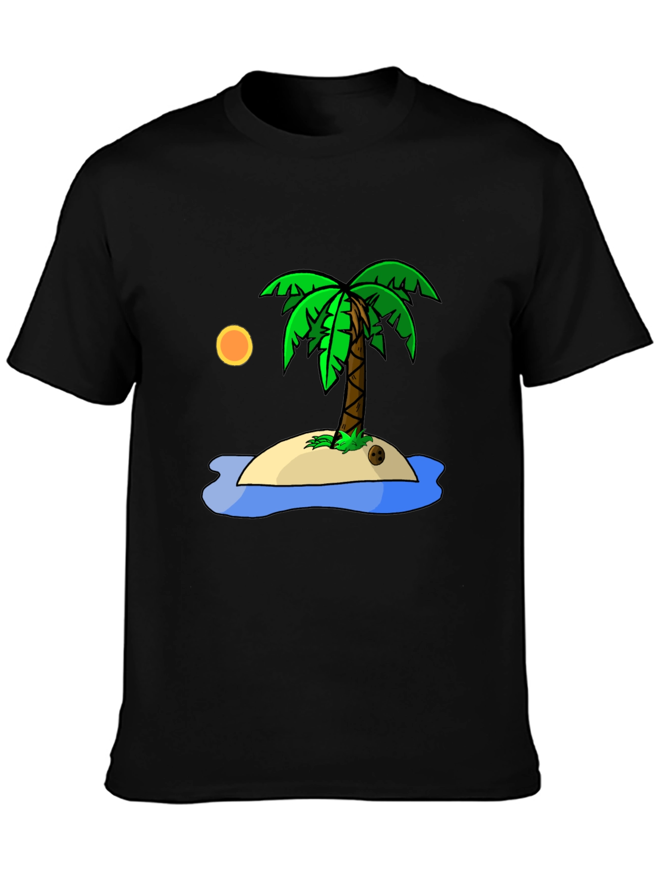 Tropical Island Graphic T-Shirt