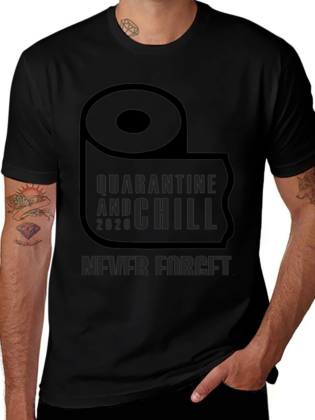 Quarantine & Chill 2020 T-Shirt - Never Forget