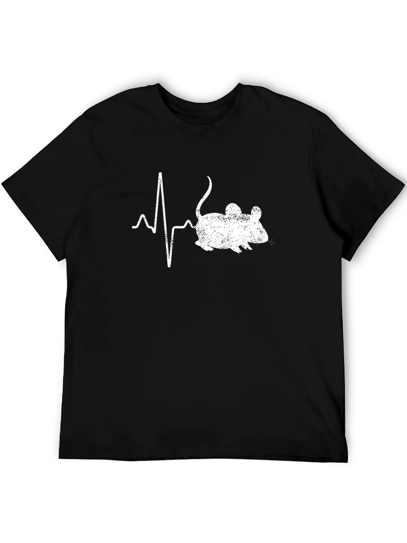 Mouse Heartbeat Graphic T-Shirt