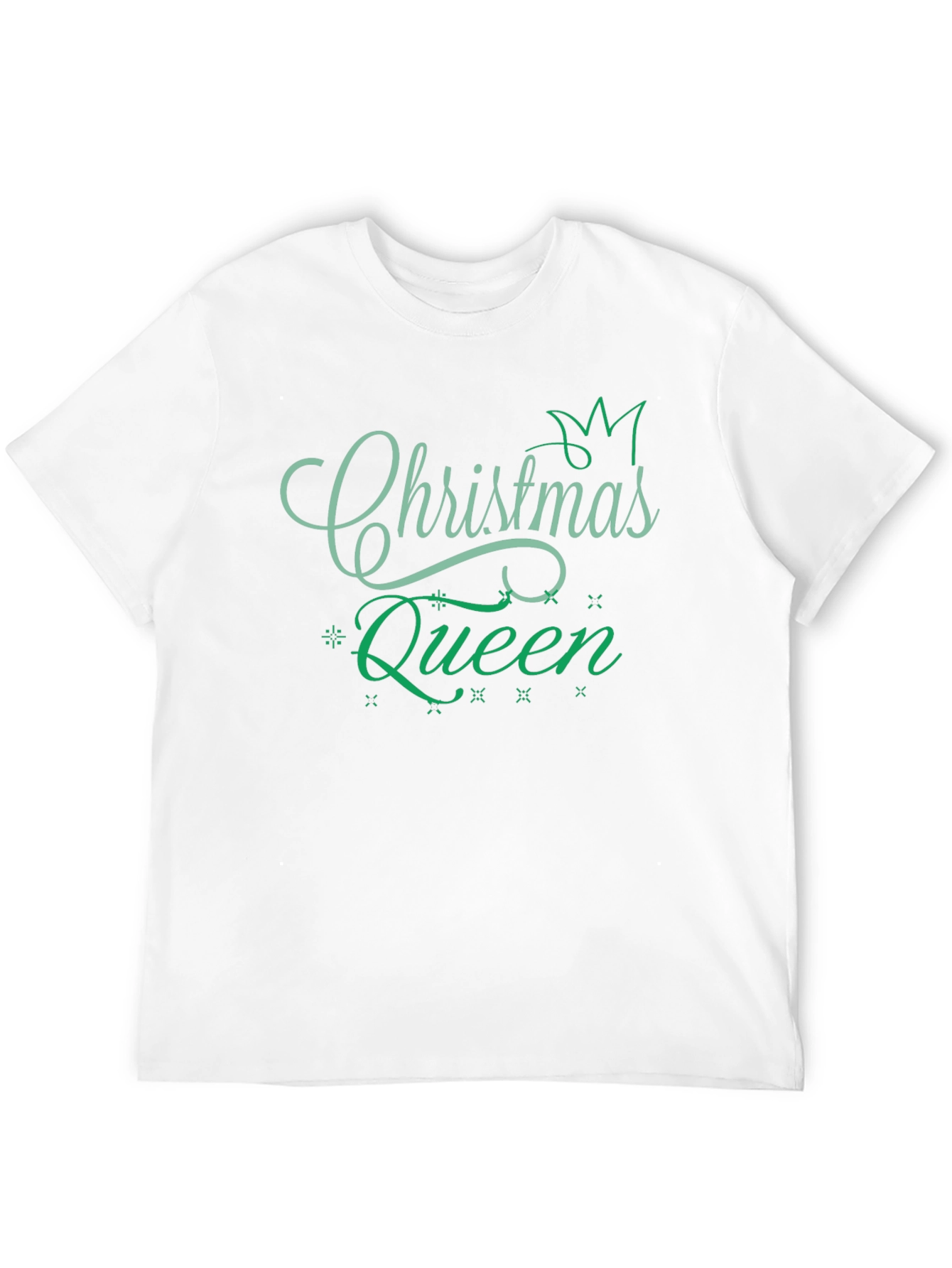 Christmas Queen Black T-Shirt