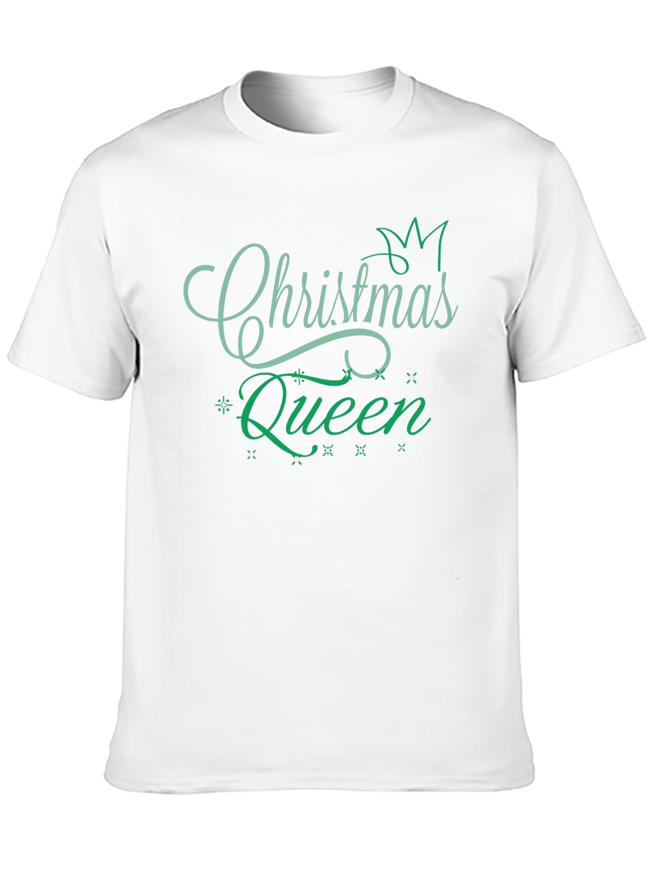 Christmas Queen Black T-Shirt