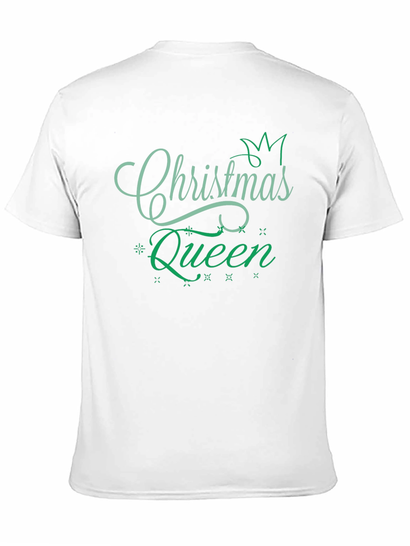Christmas Queen Black T-Shirt