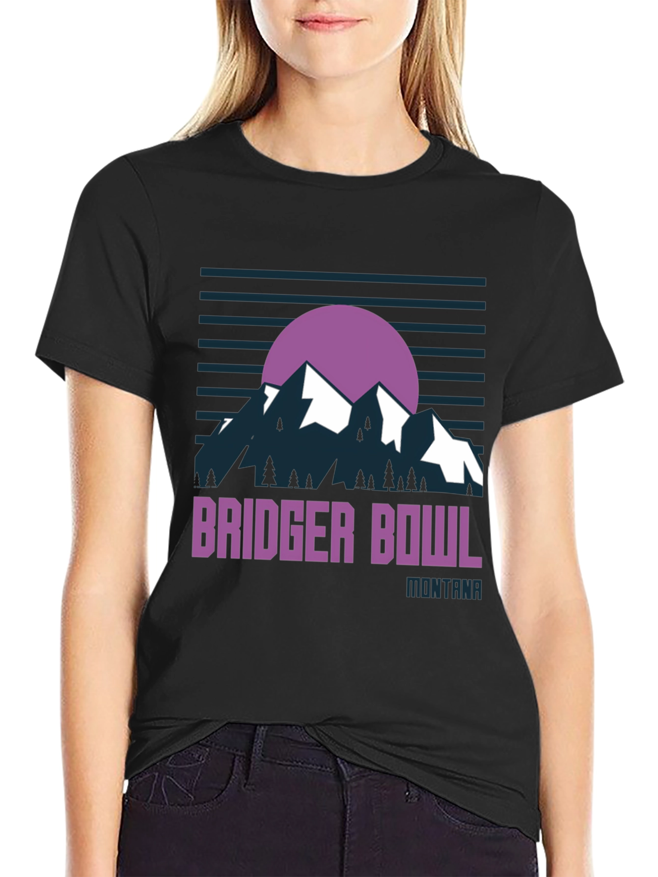 Bridger Bowl Montana Graphic T-Shirt