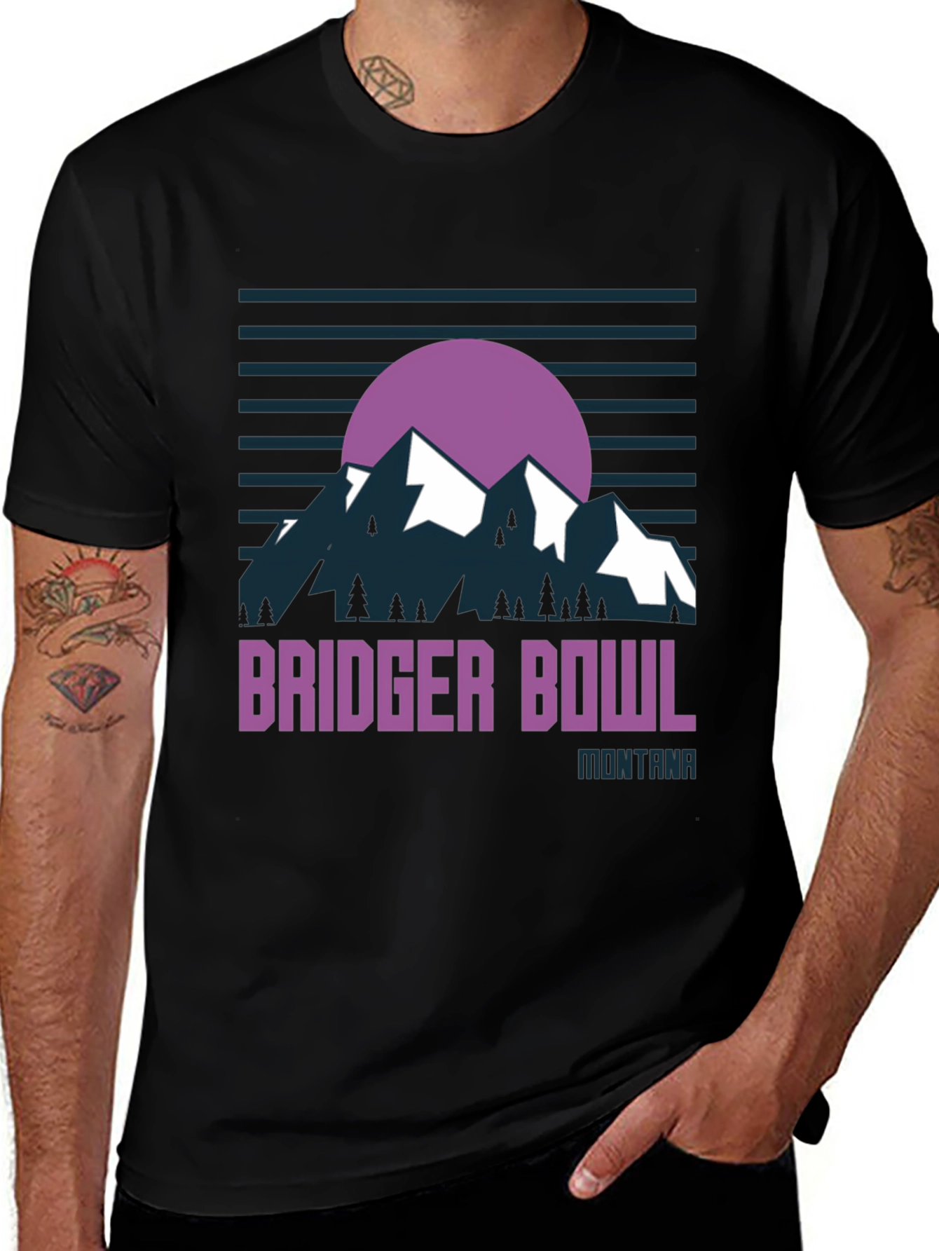 Bridger Bowl Montana Graphic T-Shirt