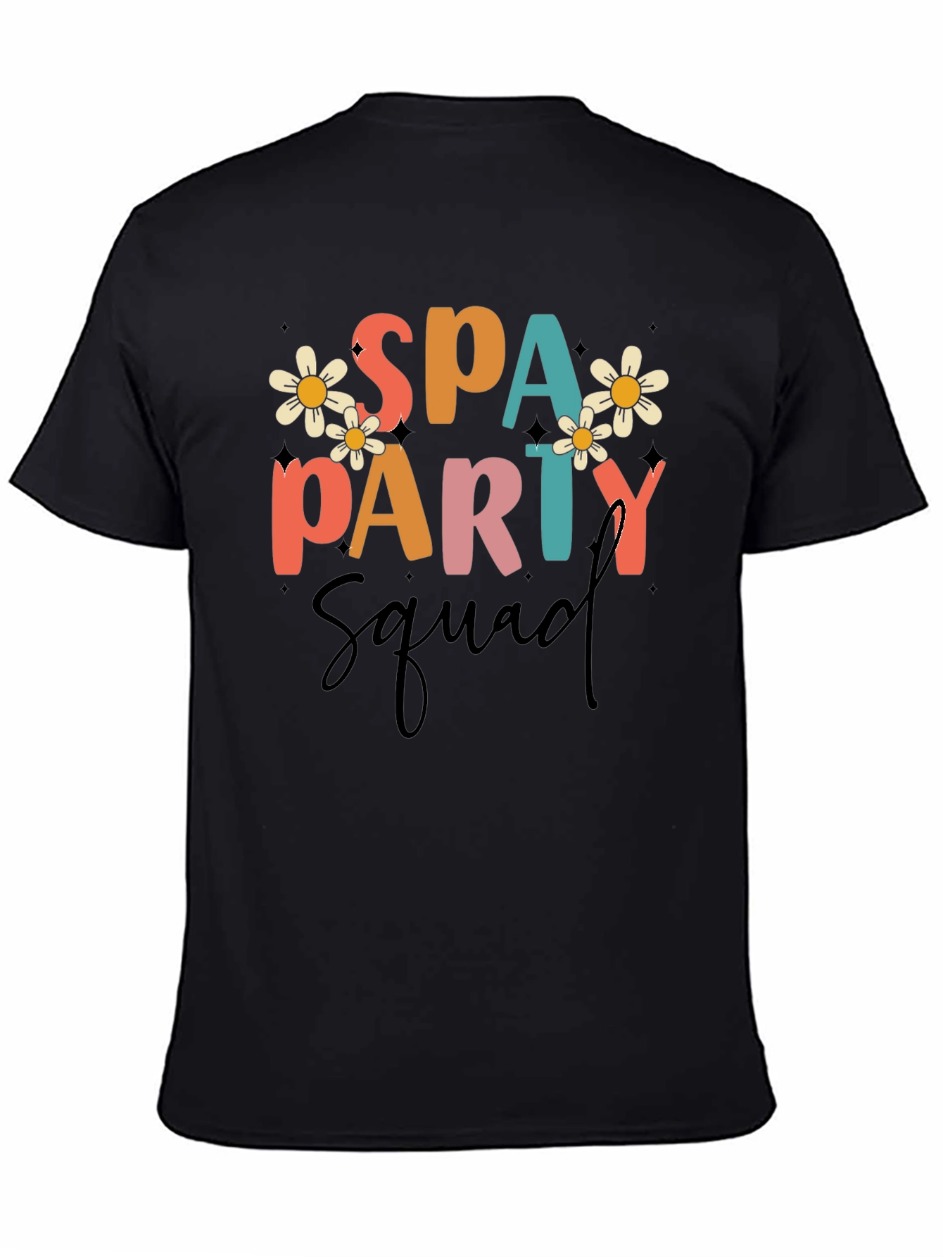 Spa Party Squad Graphic Tee - Fun & Stylish!