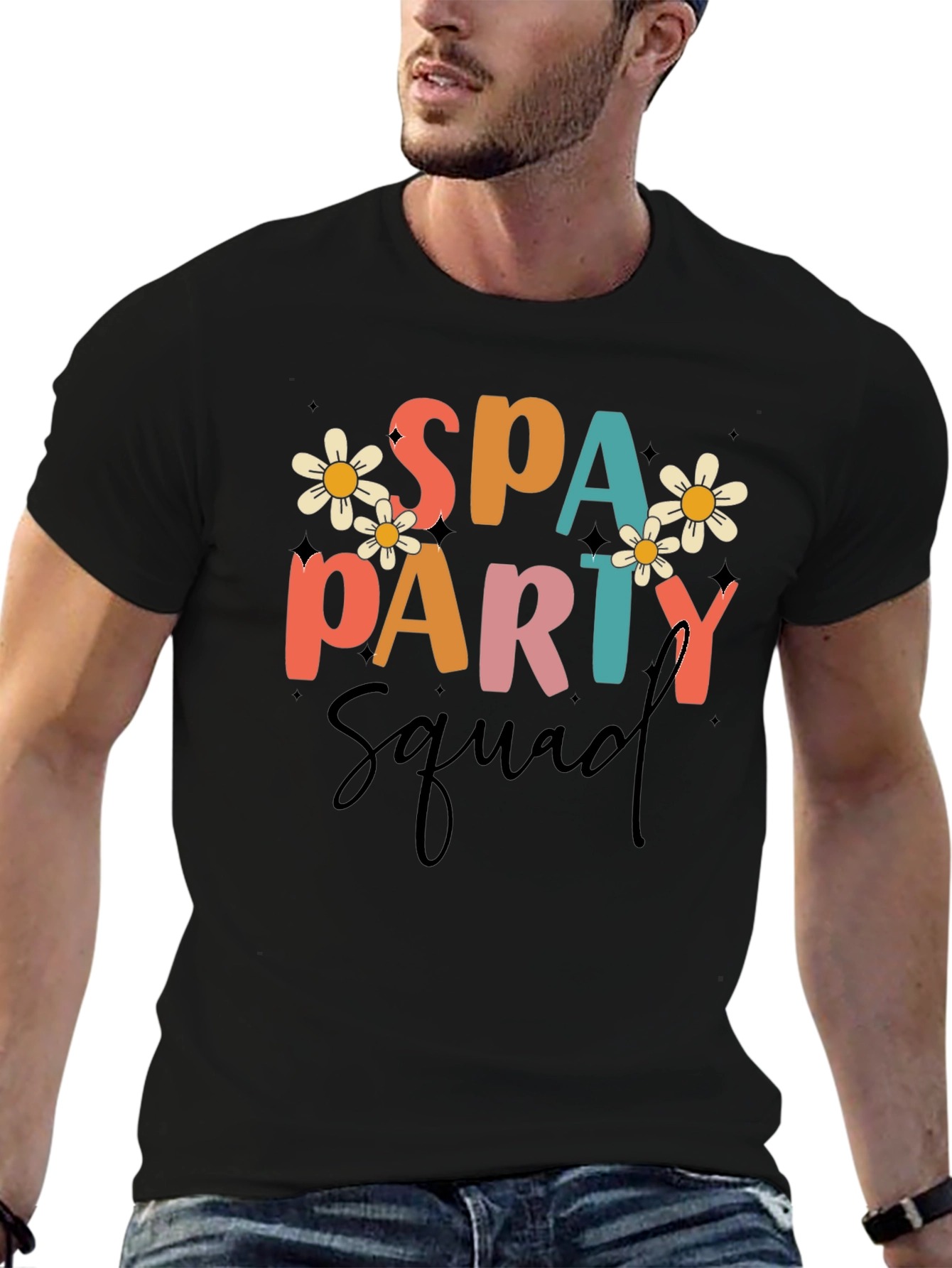 Spa Party Squad Graphic Tee - Fun & Stylish!