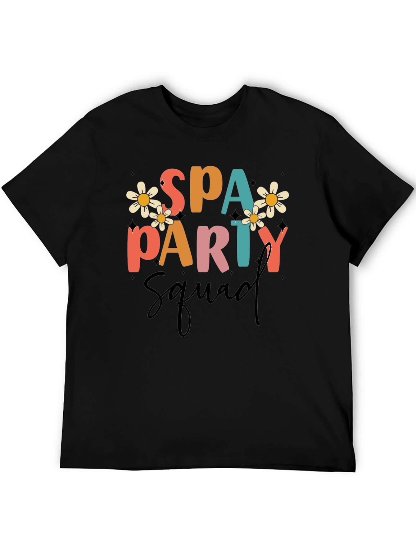 Spa Party Squad Graphic Tee - Fun & Stylish!