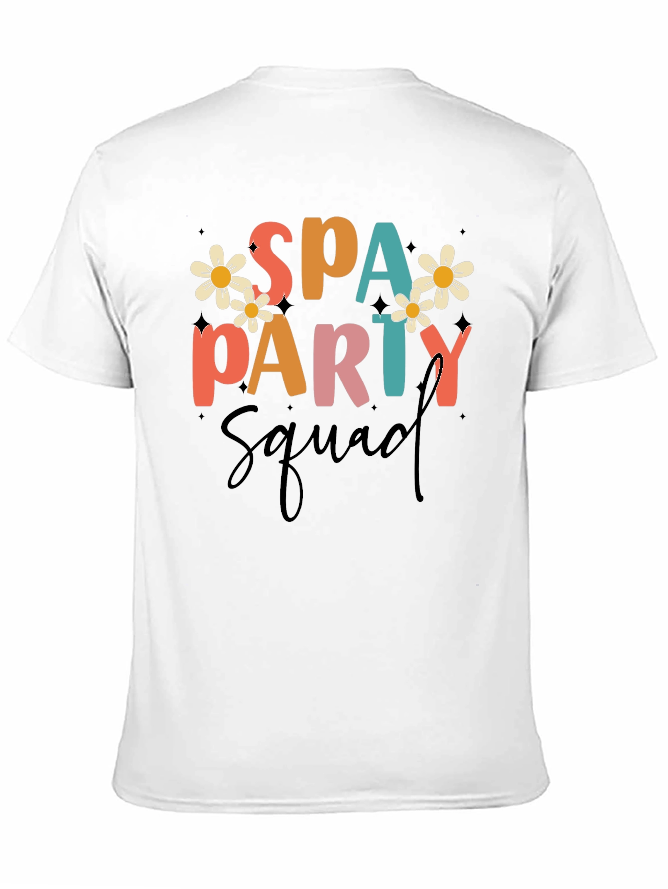 Spa Party Squad Graphic Tee - Fun & Stylish!