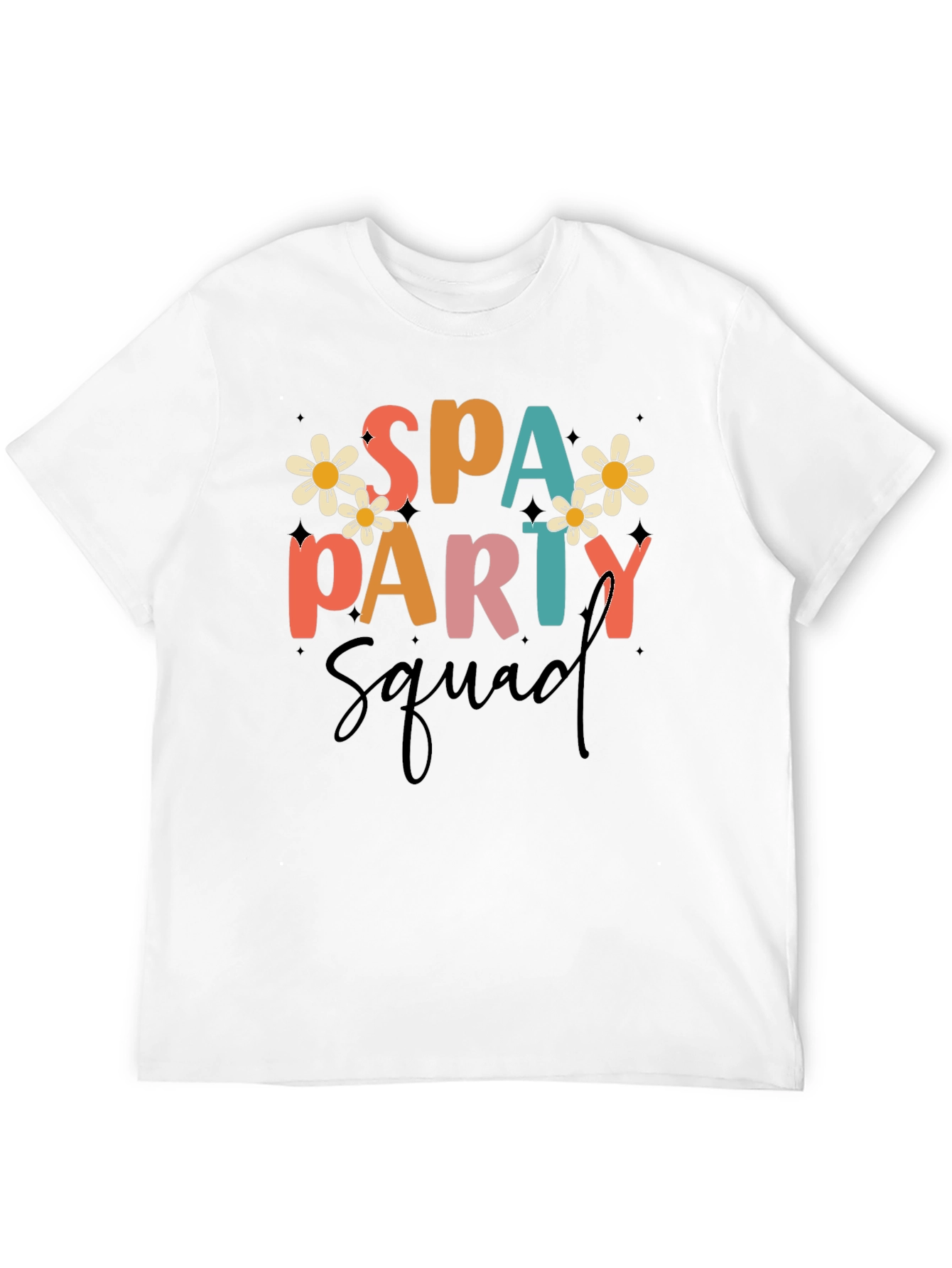 Spa Party Squad Graphic Tee - Fun & Stylish!