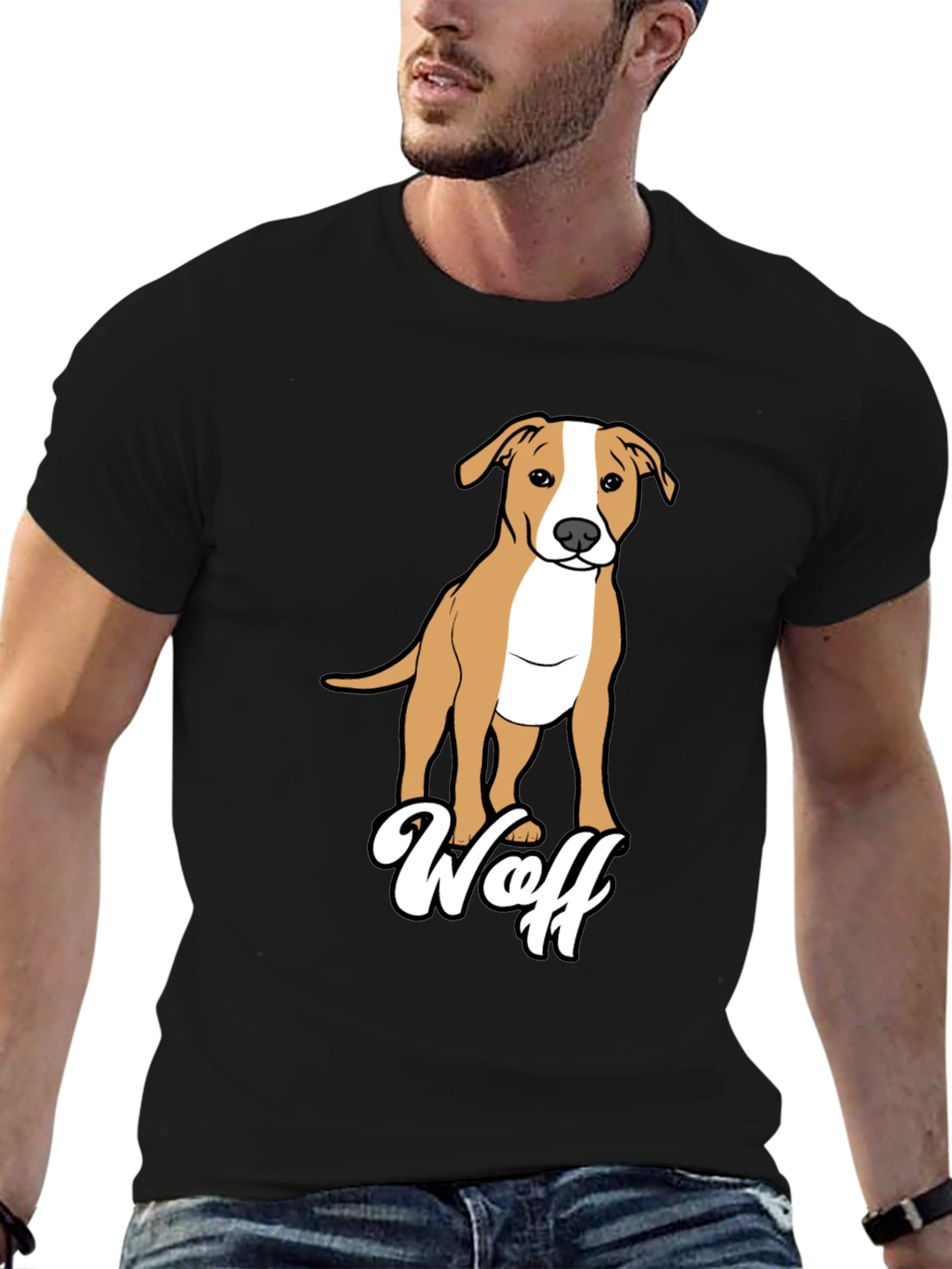 Woof Dog Graphic T-Shirt