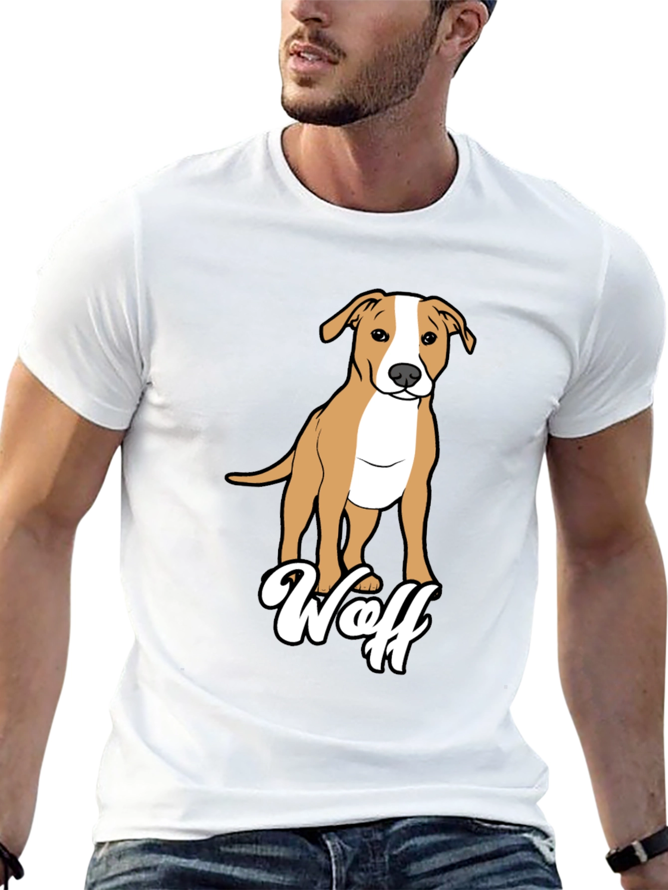 Woof Dog Graphic T-Shirt