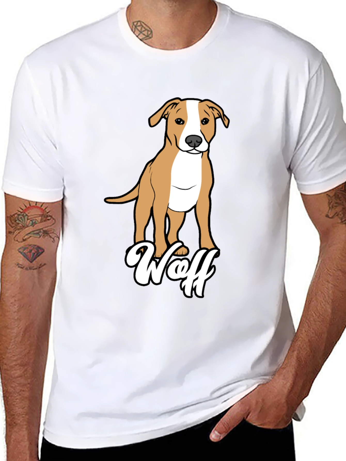 Woof Dog Graphic T-Shirt