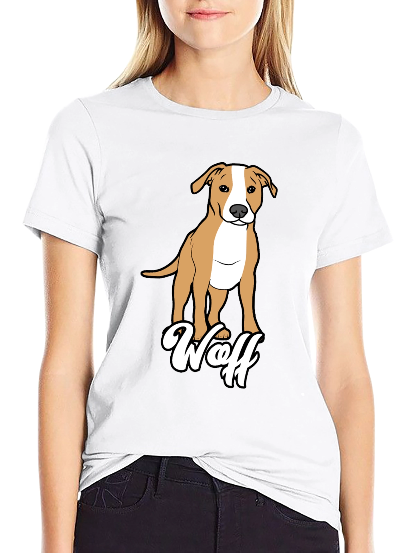 Woof Dog Graphic T-Shirt