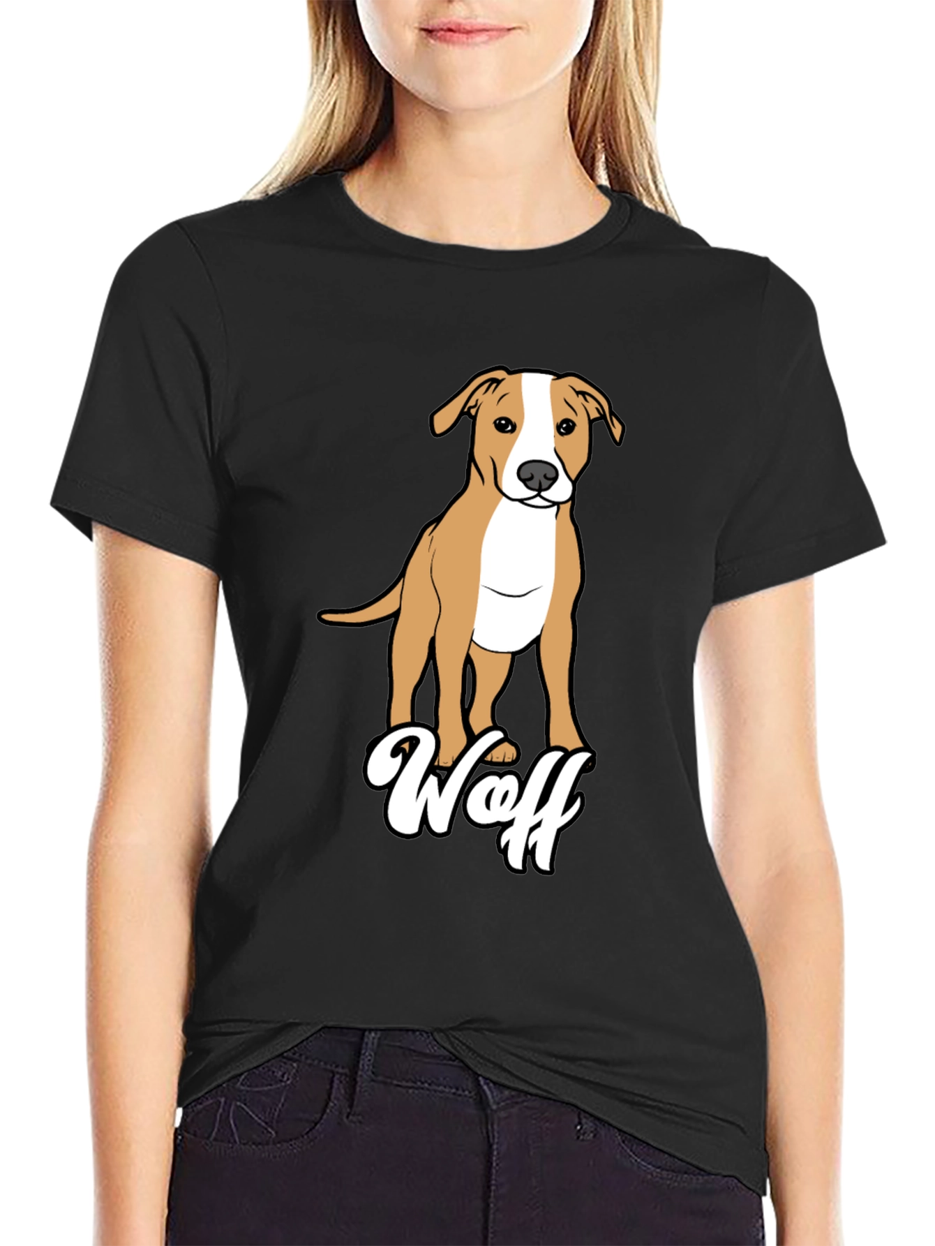 Woof Dog Graphic T-Shirt