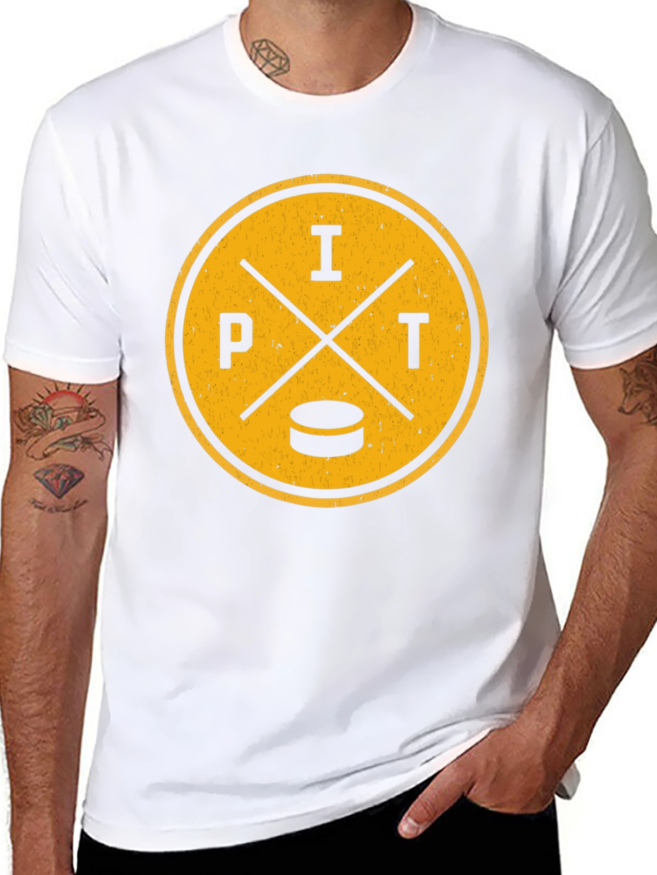 PIT Hockey Graphic T-Shirt - Classic Design