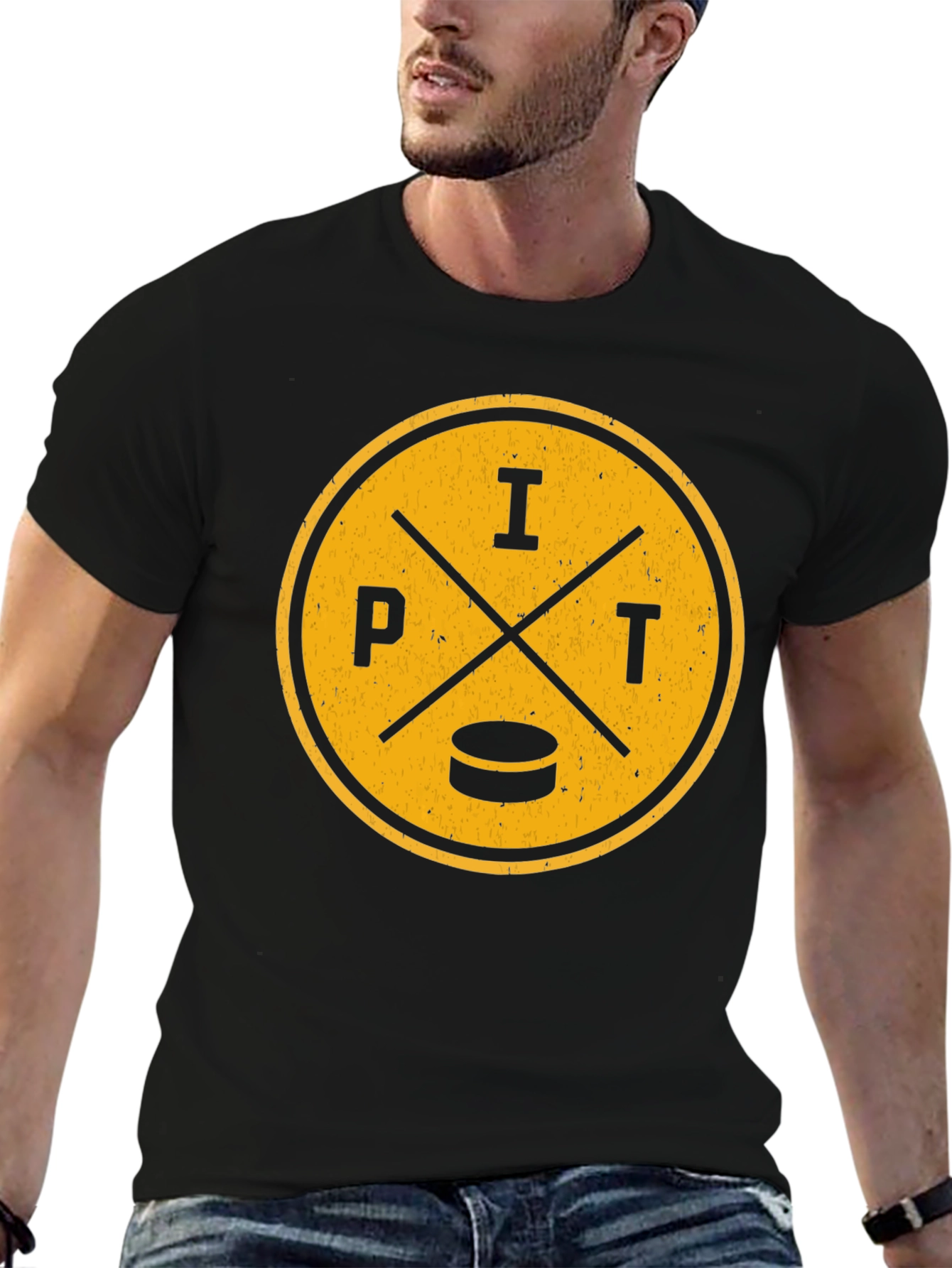 PIT Hockey Graphic T-Shirt - Classic Design